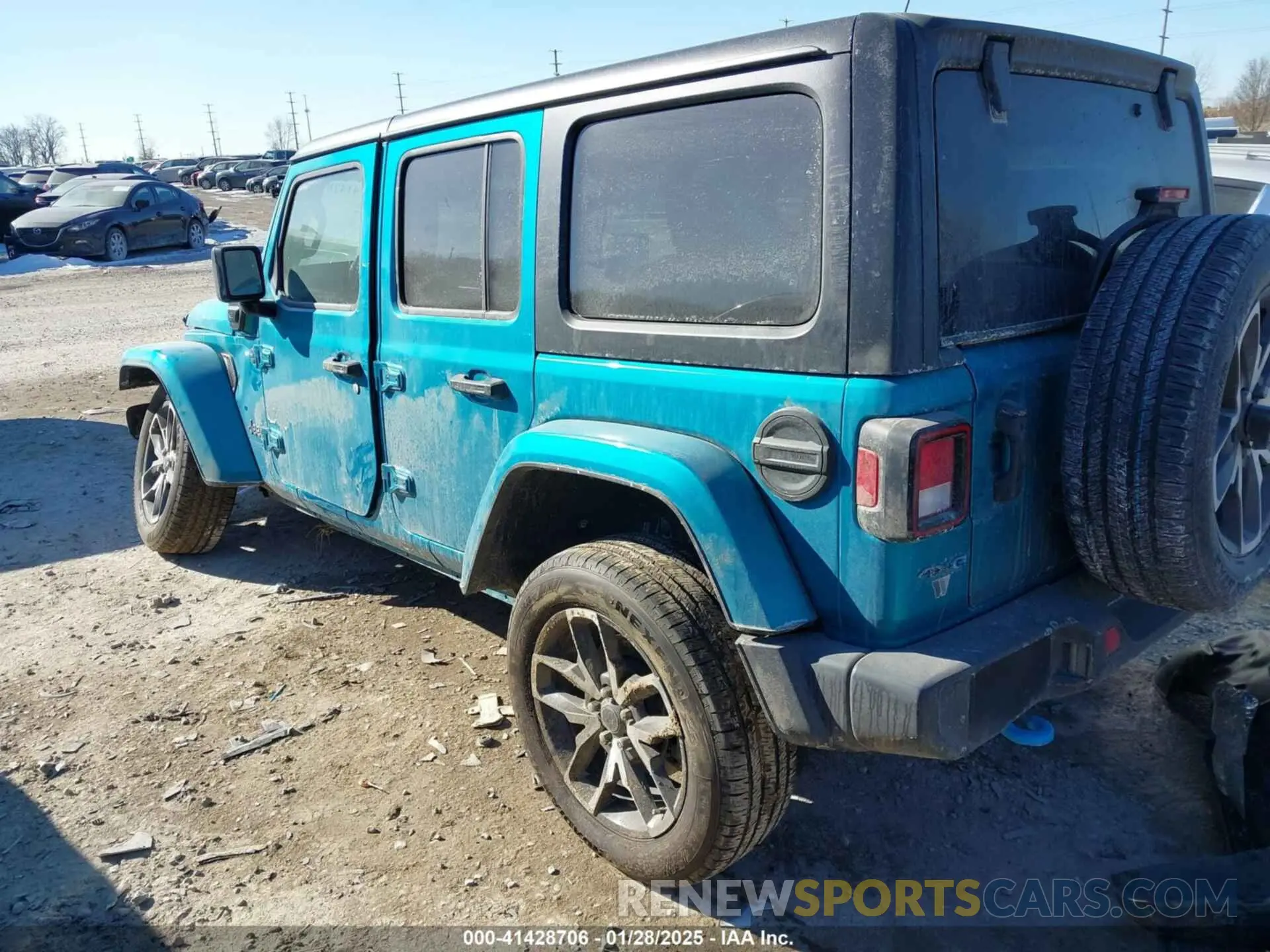 3 fotografías del automóvil dañado 1C4RJXN60RW254747 JEEP WRANGLER 4XE 2024