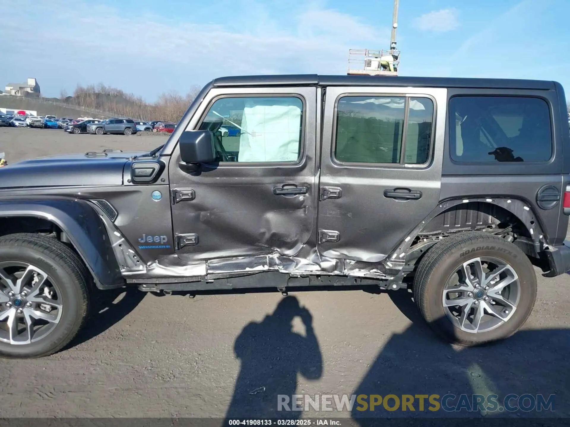 6 fotografías del automóvil dañado 1C4RJXN60RW293872 JEEP WRANGLER 4XE 2024