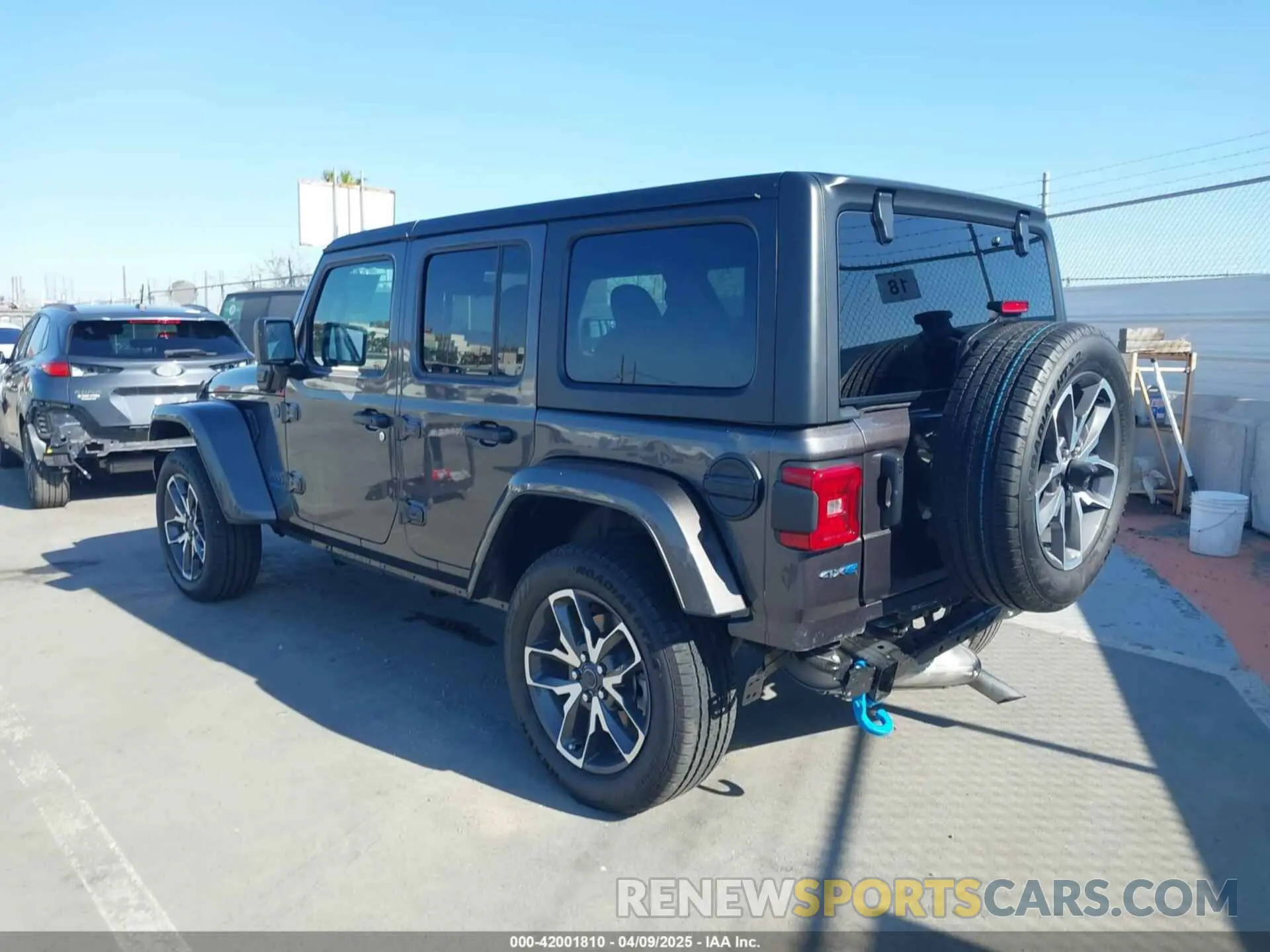 3 fotografías del automóvil dañado 1C4RJXN61RW192386 JEEP WRANGLER 4XE 2024
