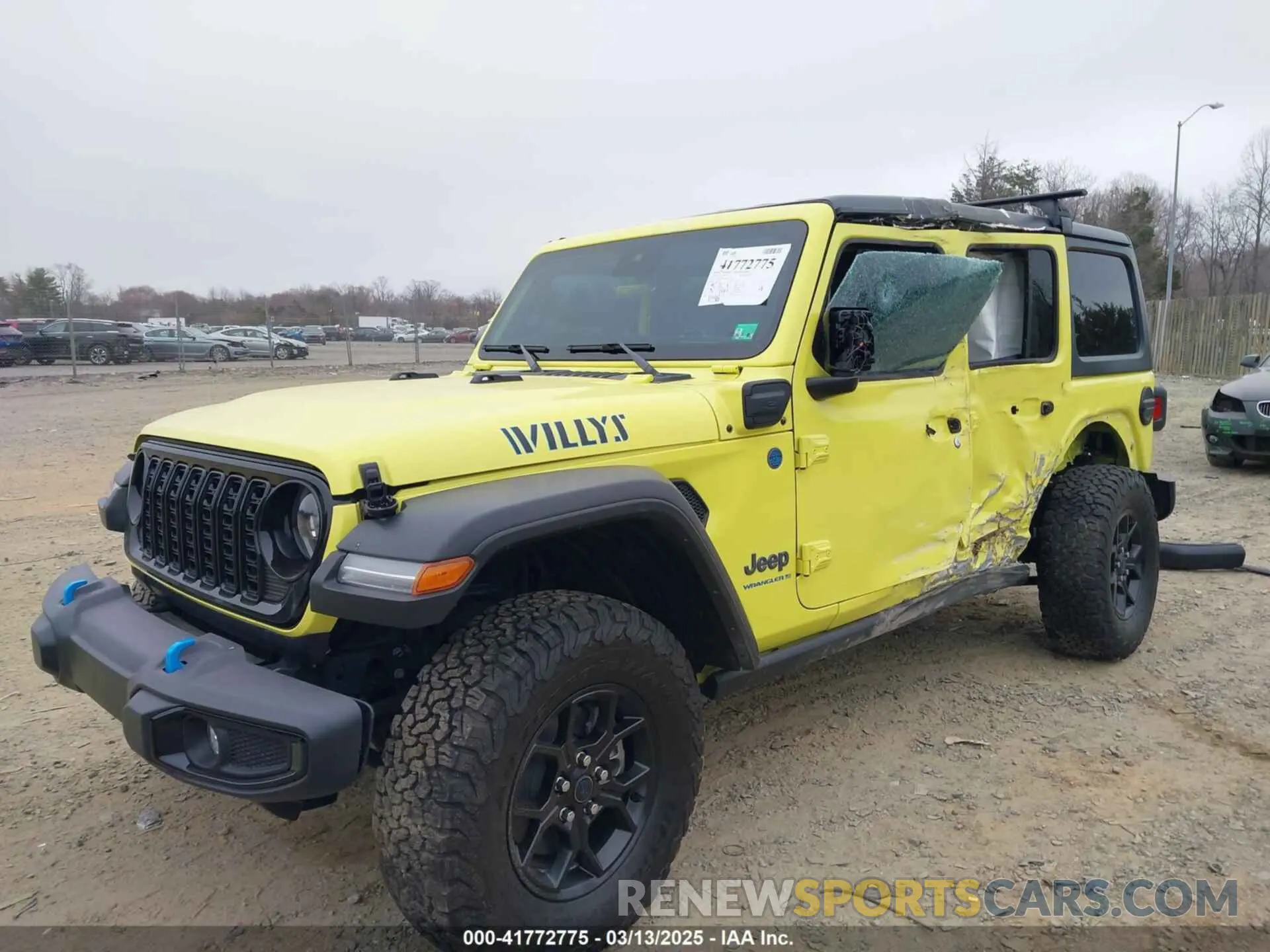 2 fotografías del automóvil dañado 1C4RJXN62RW121018 JEEP WRANGLER 4XE 2024