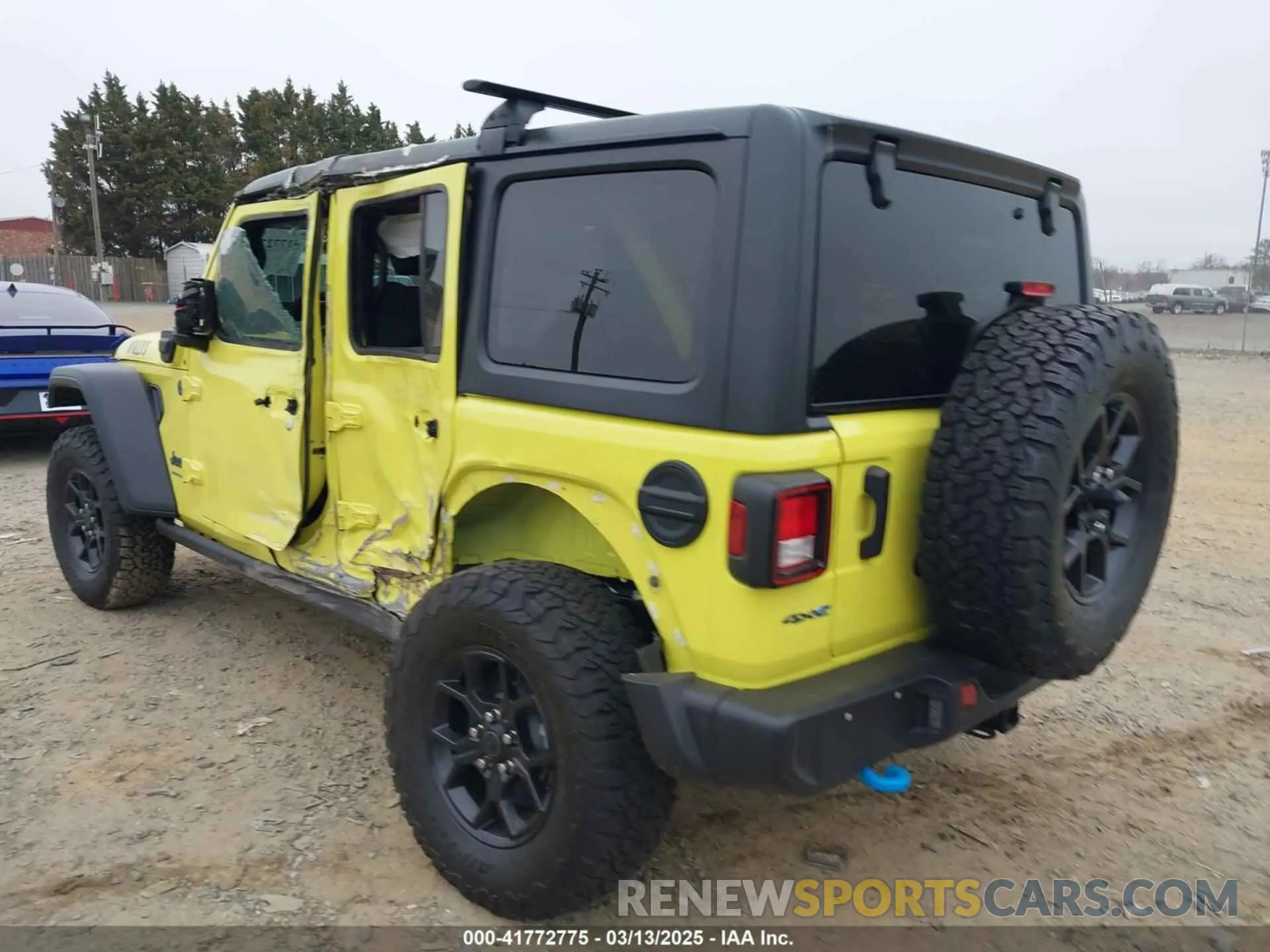 3 fotografías del automóvil dañado 1C4RJXN62RW121018 JEEP WRANGLER 4XE 2024