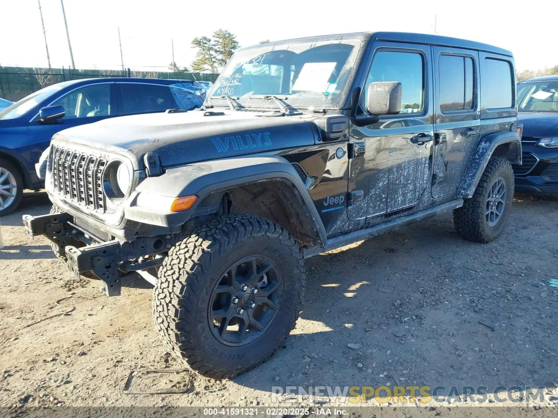 2 fotografías del automóvil dañado 1C4RJXN63RW154237 JEEP WRANGLER 4XE 2024