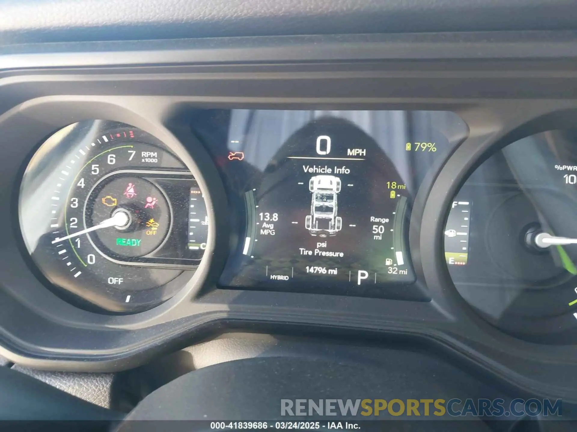 7 fotografías del automóvil dañado 1C4RJXN65RW132000 JEEP WRANGLER 4XE 2024