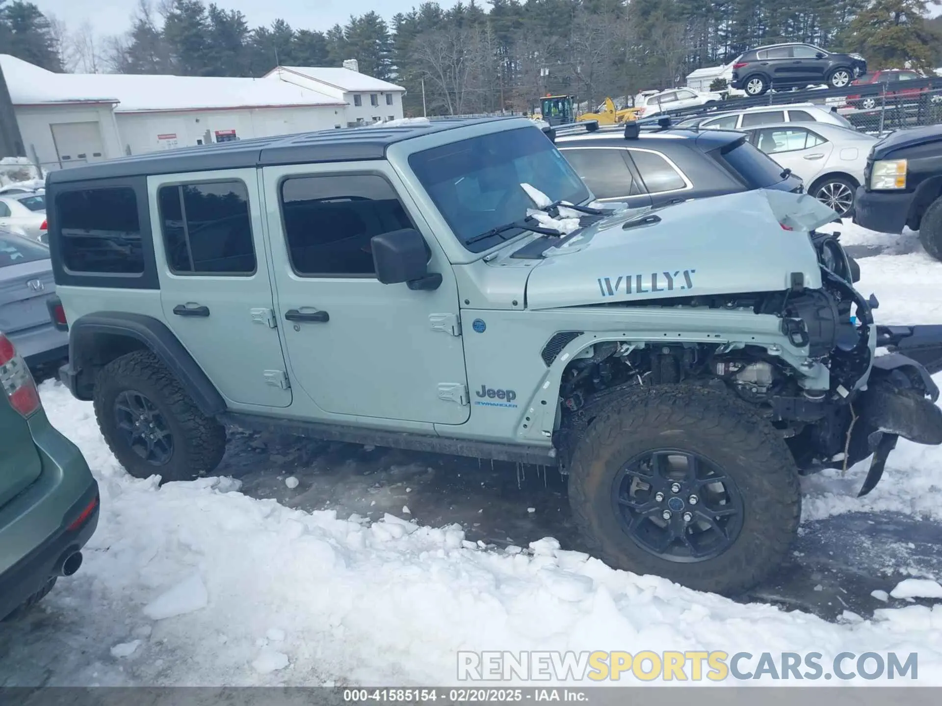 14 fotografías del automóvil dañado 1C4RJXN65RW165921 JEEP WRANGLER 4XE 2024
