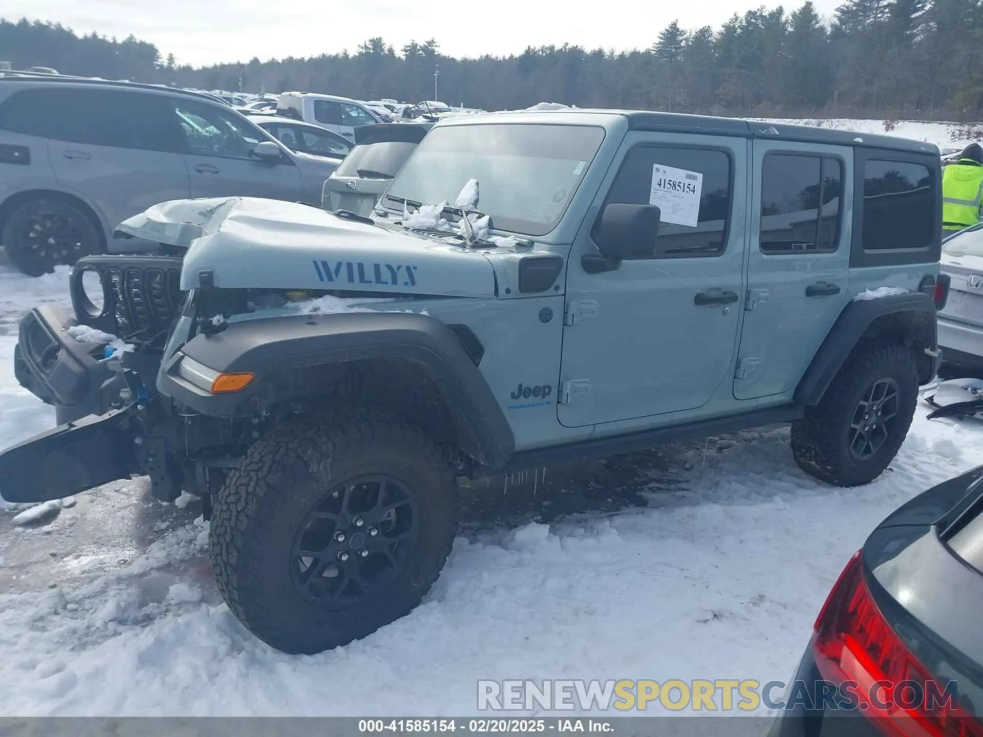 15 fotografías del automóvil dañado 1C4RJXN65RW165921 JEEP WRANGLER 4XE 2024