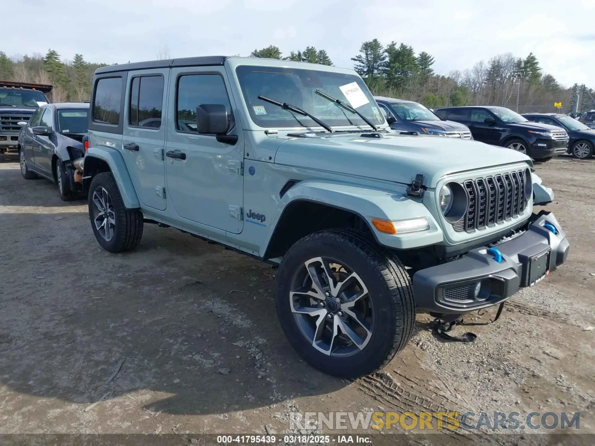 1 fotografías del automóvil dañado 1C4RJXN65RW166079 JEEP WRANGLER 4XE 2024