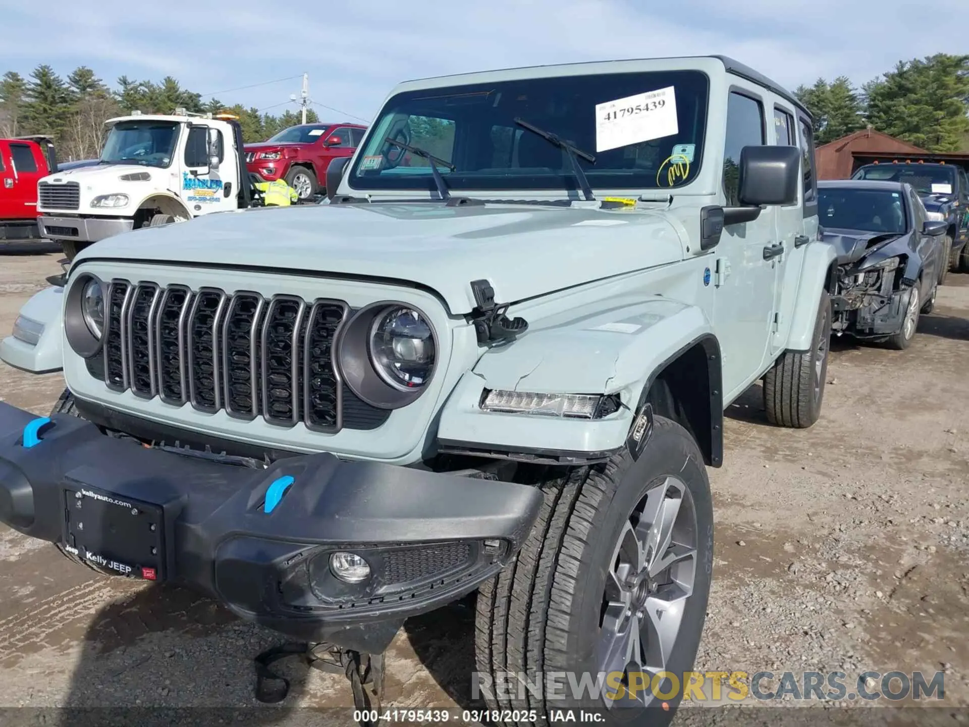 6 fotografías del automóvil dañado 1C4RJXN65RW166079 JEEP WRANGLER 4XE 2024