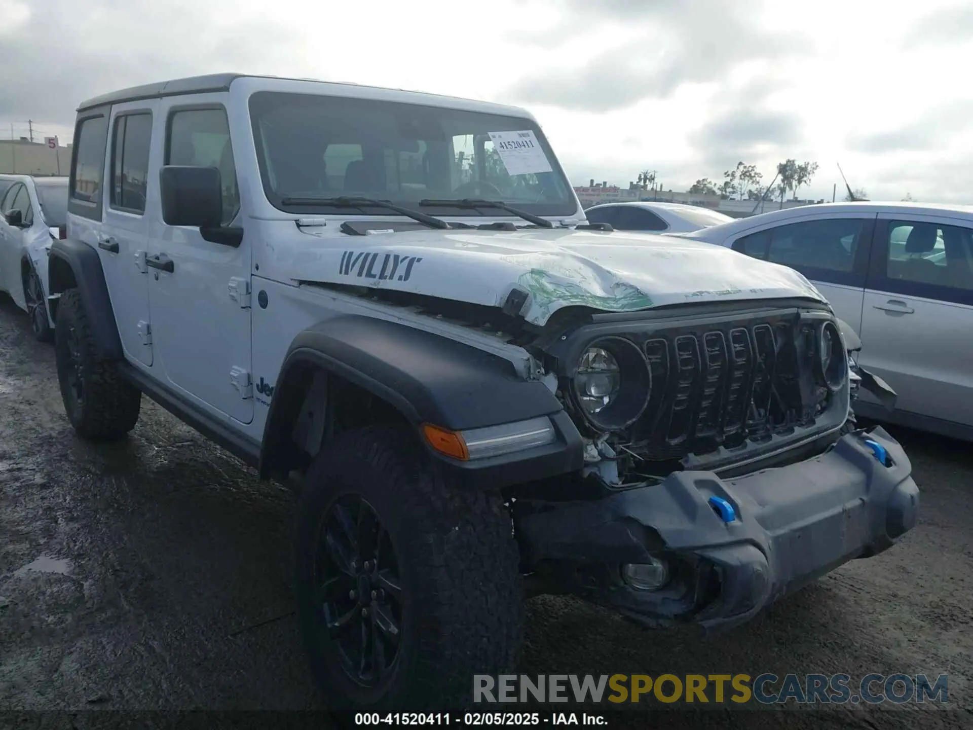 1 fotografías del automóvil dañado 1C4RJXN66RW186440 JEEP WRANGLER 4XE 2024