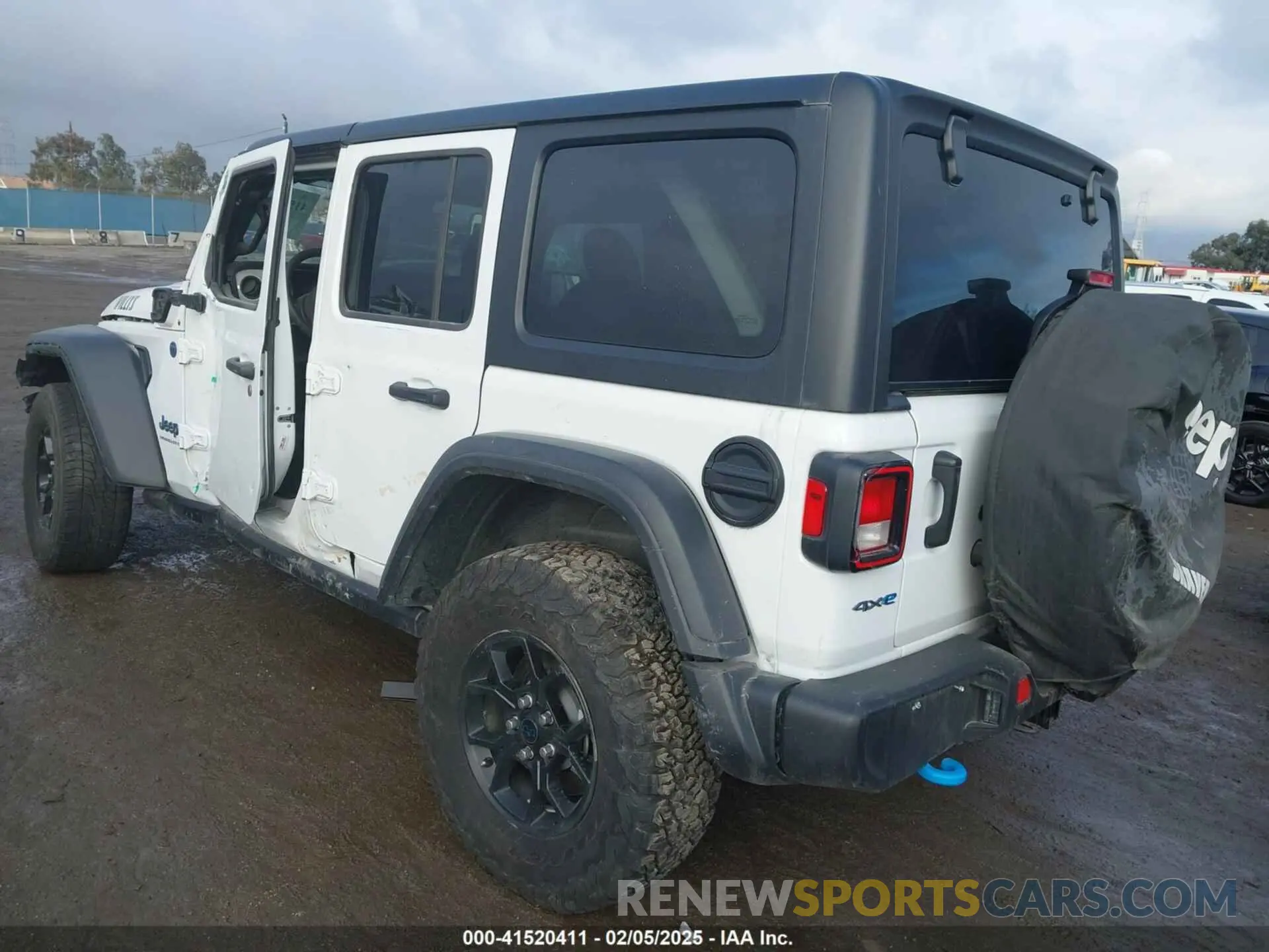 3 fotografías del automóvil dañado 1C4RJXN66RW186440 JEEP WRANGLER 4XE 2024