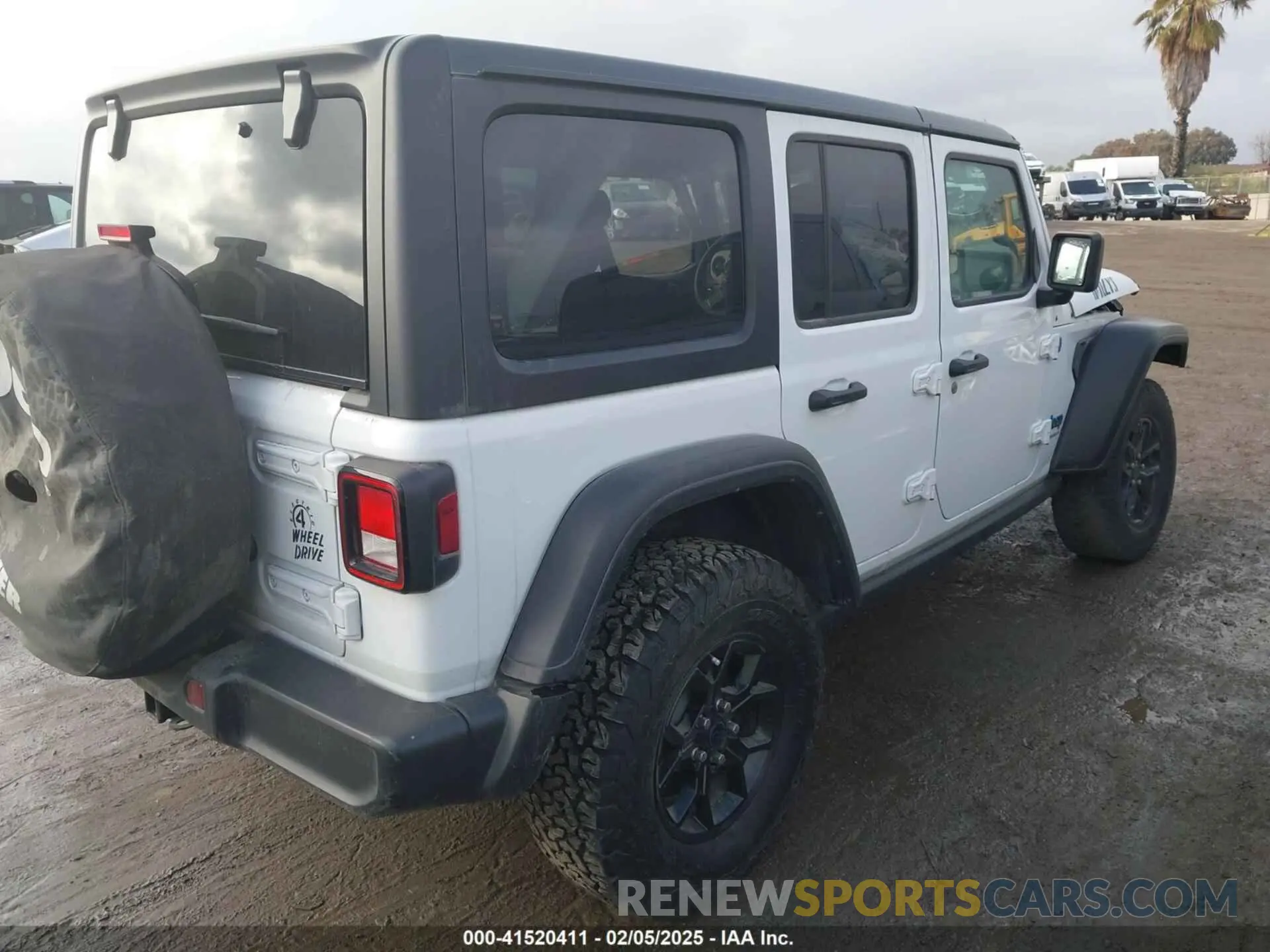 4 fotografías del automóvil dañado 1C4RJXN66RW186440 JEEP WRANGLER 4XE 2024