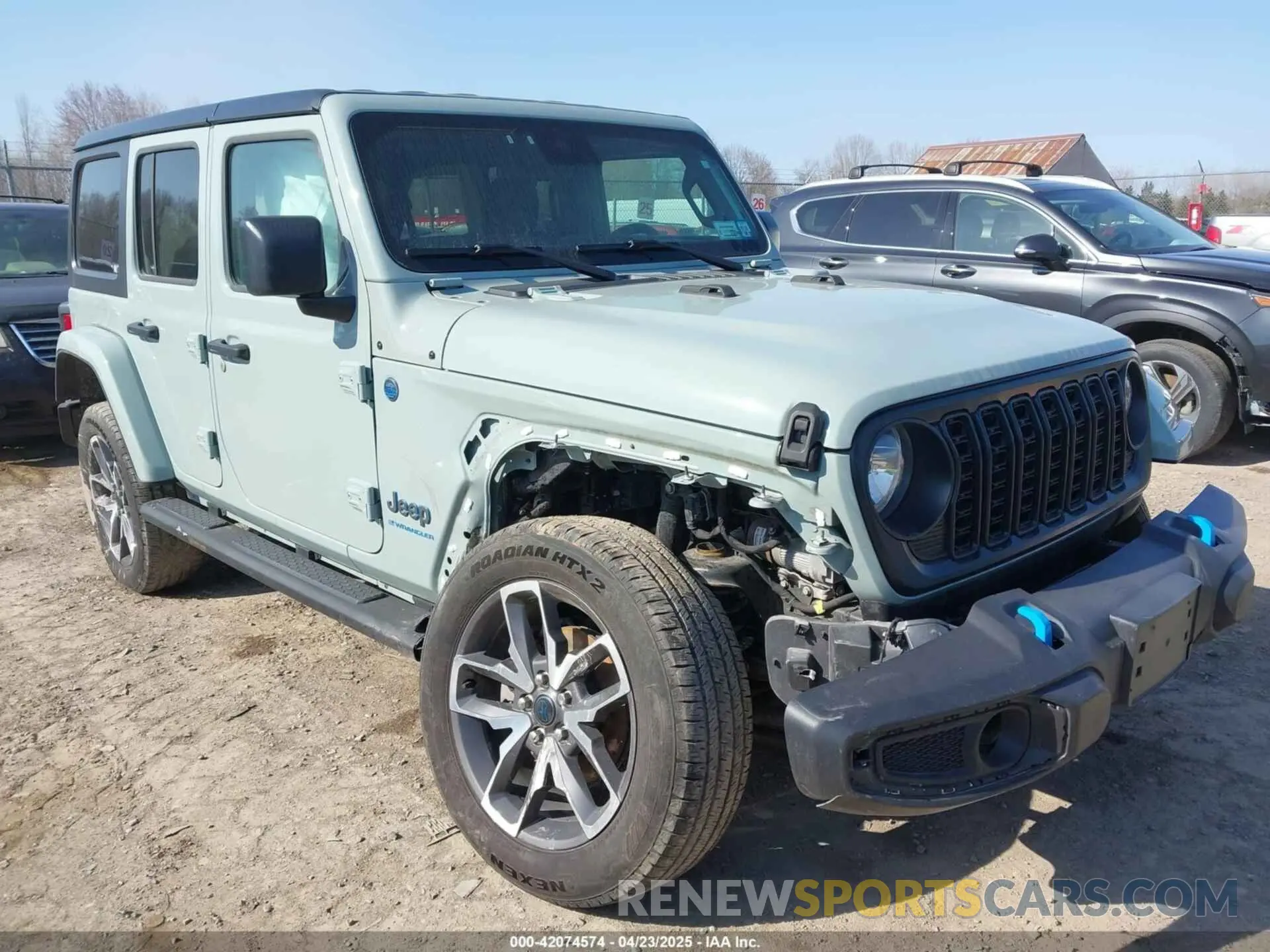1 fotografías del automóvil dañado 1C4RJXN67RW169632 JEEP WRANGLER 4XE 2024