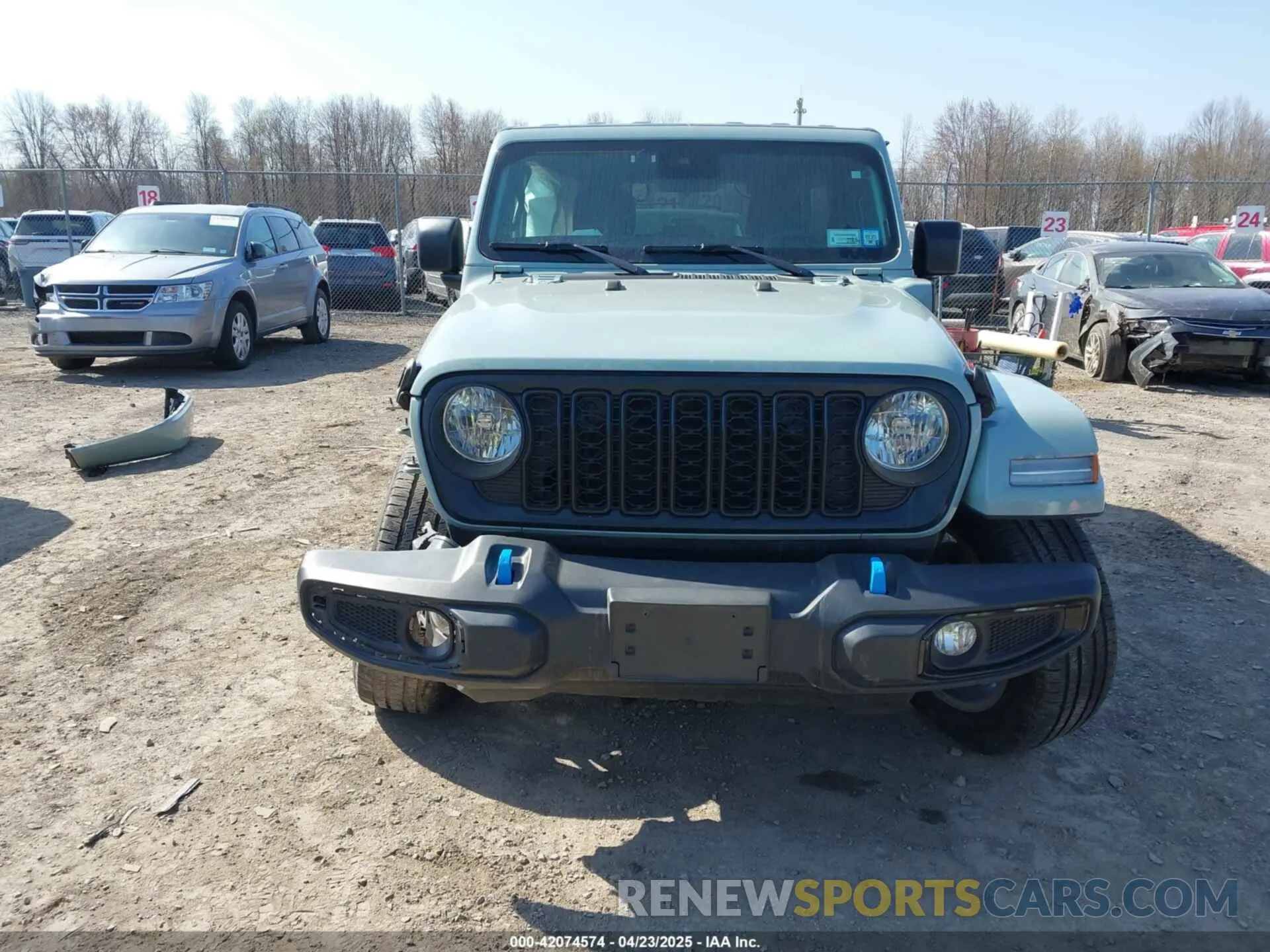 19 fotografías del automóvil dañado 1C4RJXN67RW169632 JEEP WRANGLER 4XE 2024