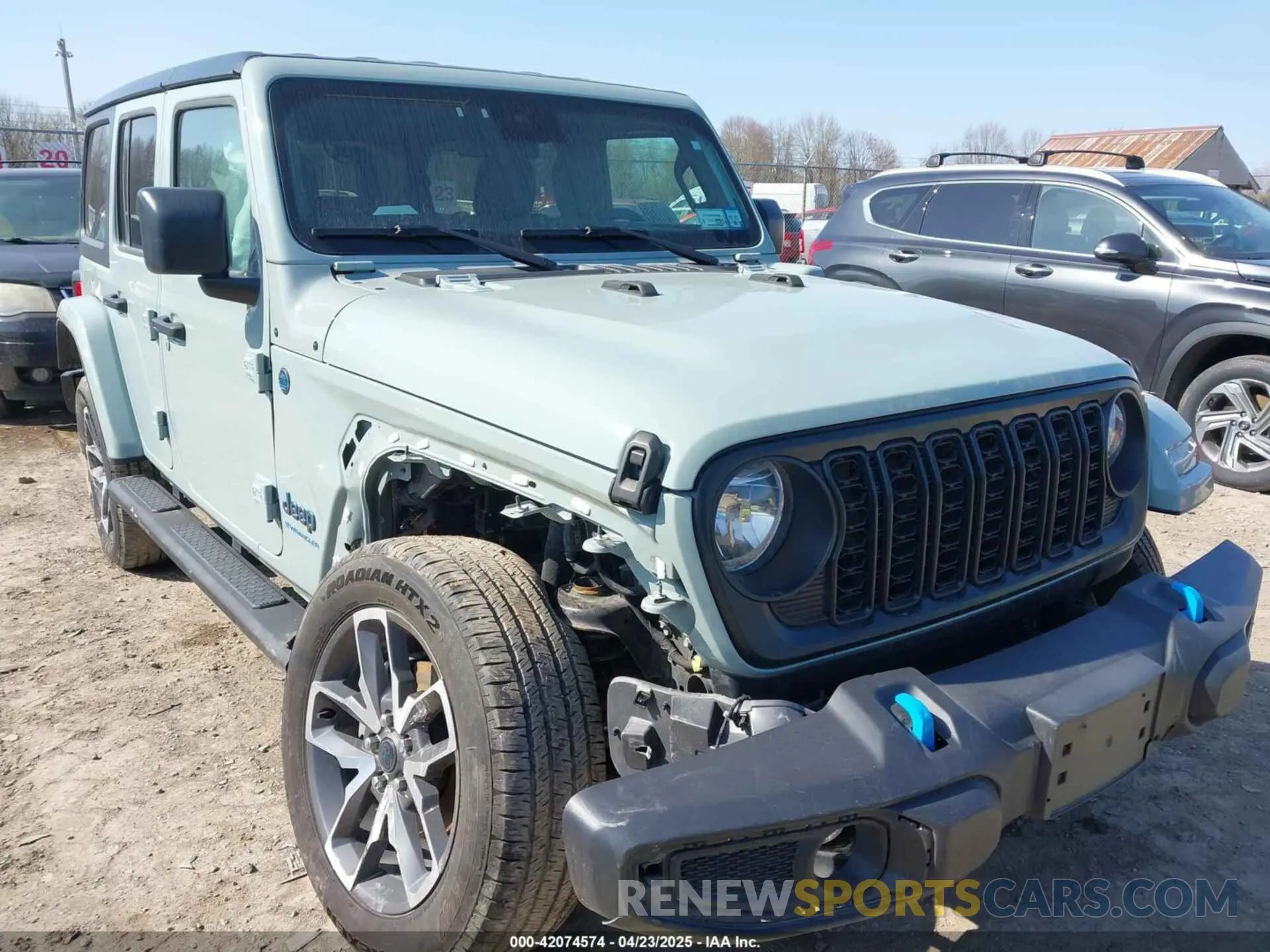 6 fotografías del automóvil dañado 1C4RJXN67RW169632 JEEP WRANGLER 4XE 2024