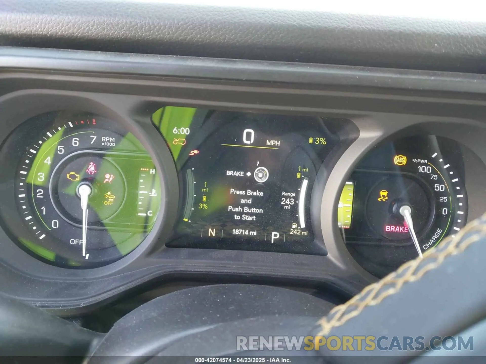 7 fotografías del automóvil dañado 1C4RJXN67RW169632 JEEP WRANGLER 4XE 2024