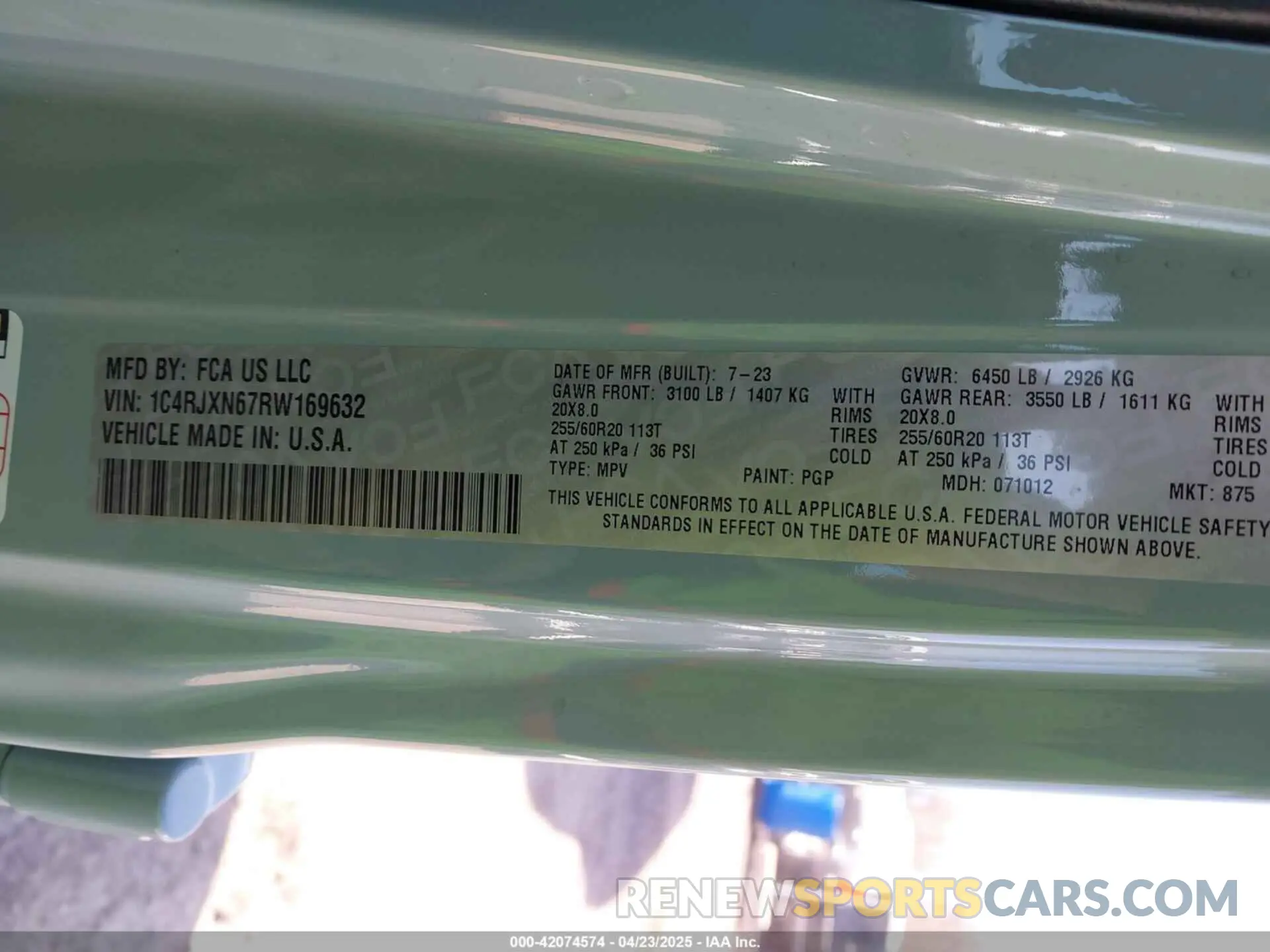 9 fotografías del automóvil dañado 1C4RJXN67RW169632 JEEP WRANGLER 4XE 2024