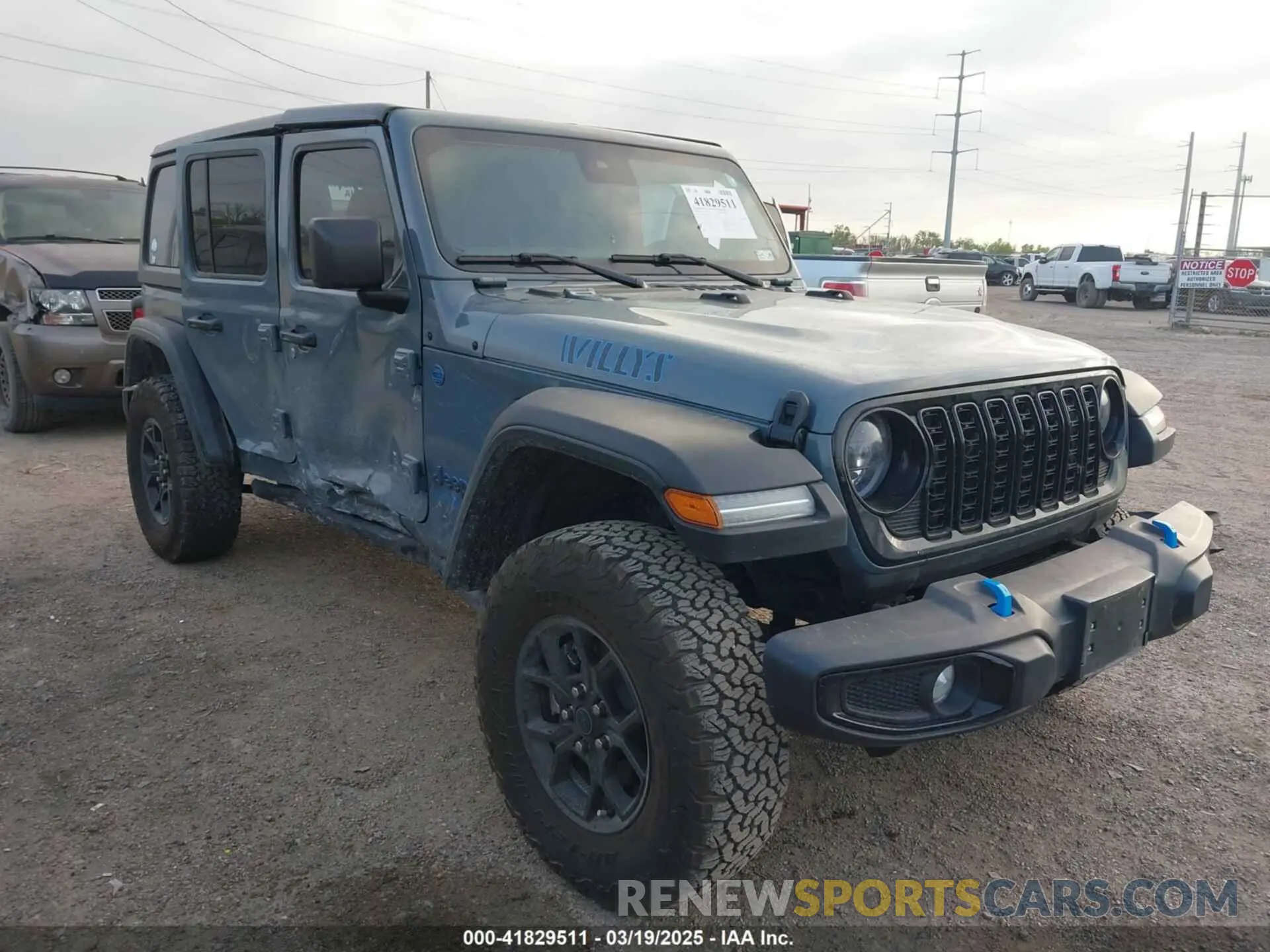 1 fotografías del automóvil dañado 1C4RJXN68RW189727 JEEP WRANGLER 4XE 2024