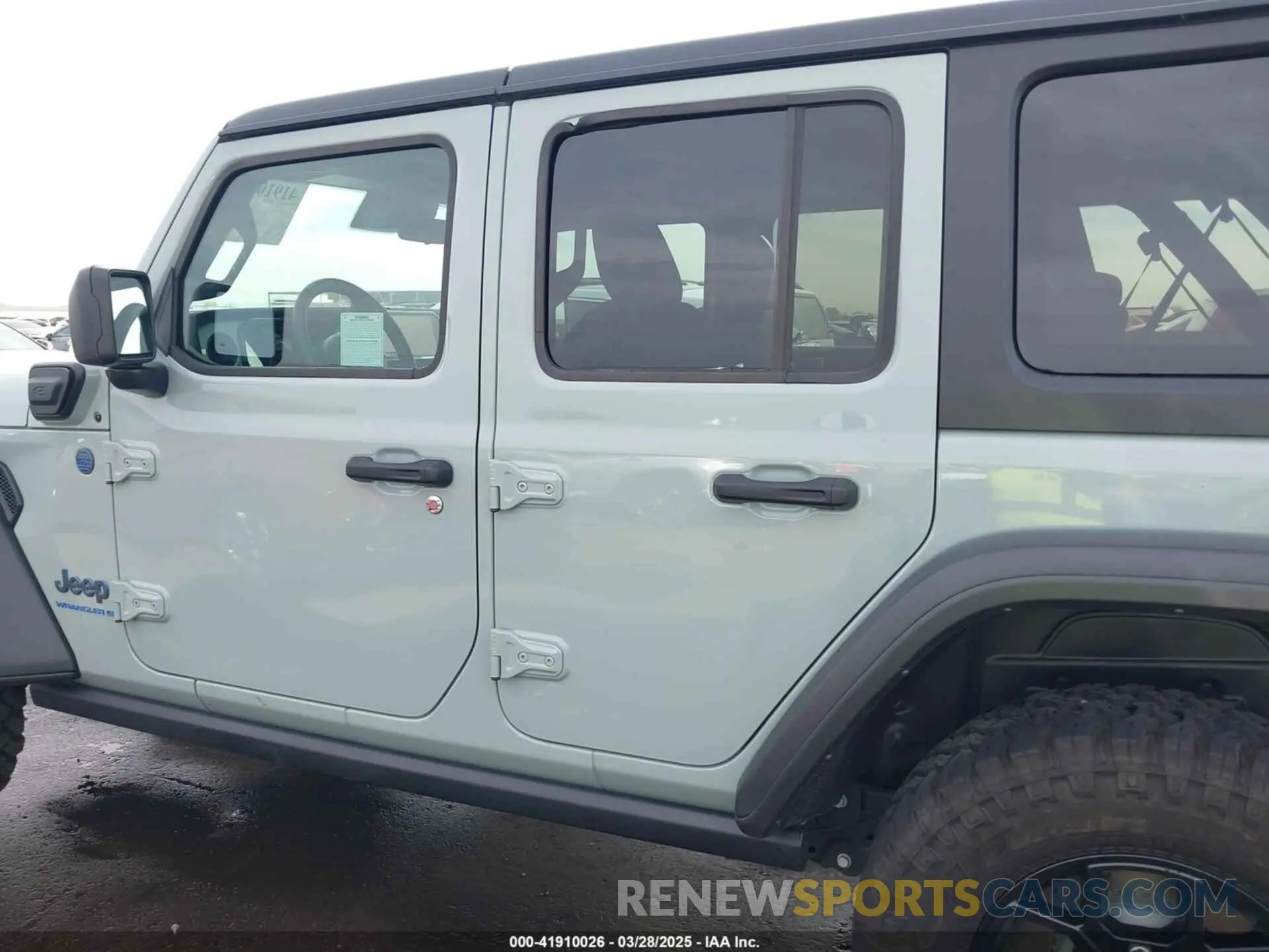 14 fotografías del automóvil dañado 1C4RJXN68RW196760 JEEP WRANGLER 4XE 2024