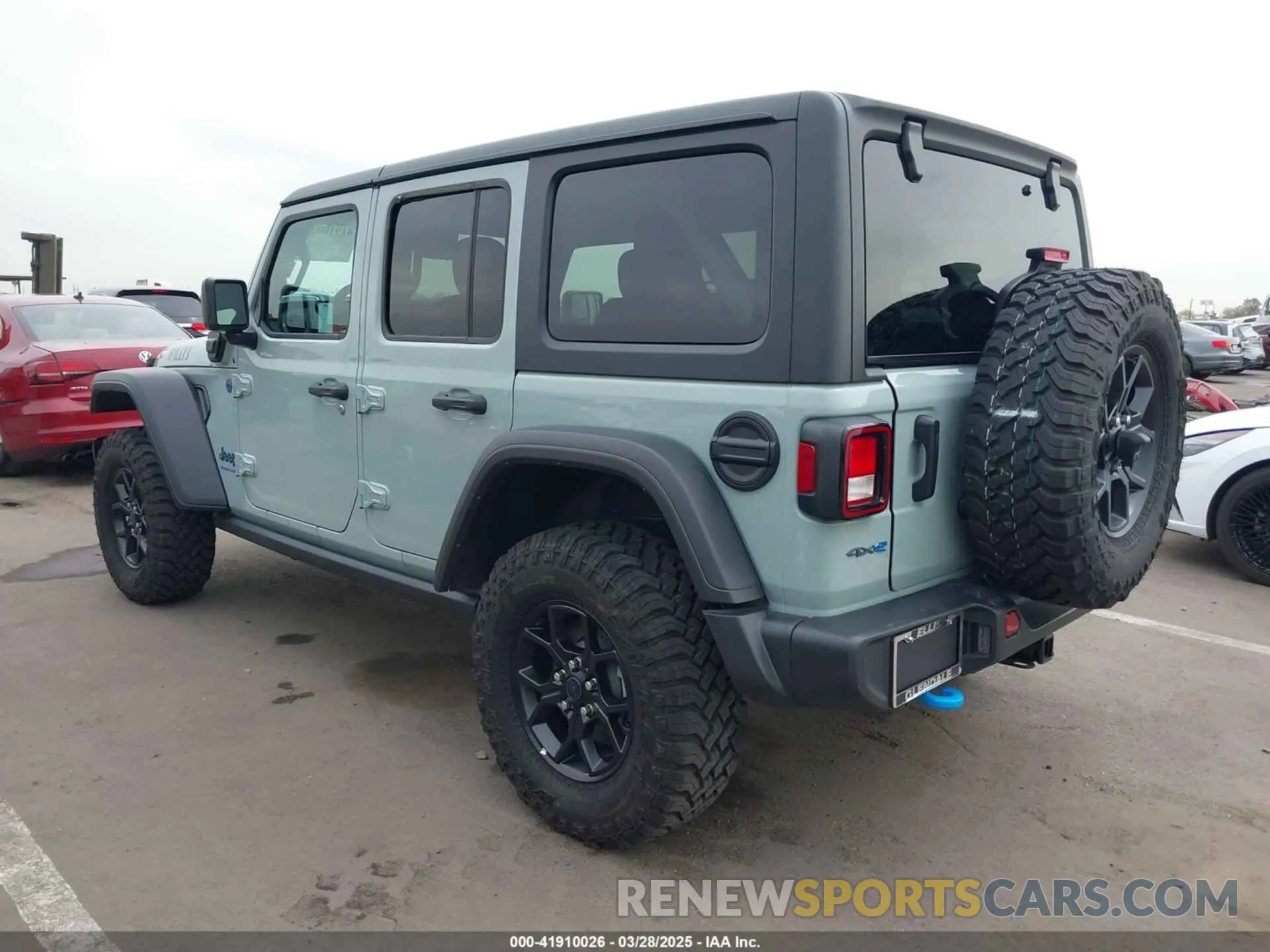 3 fotografías del automóvil dañado 1C4RJXN68RW196760 JEEP WRANGLER 4XE 2024