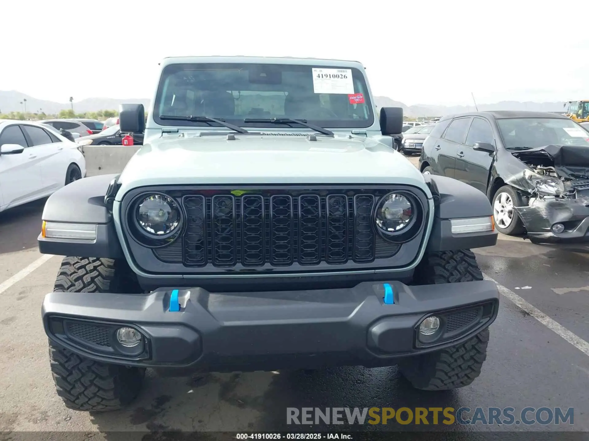 6 fotografías del automóvil dañado 1C4RJXN68RW196760 JEEP WRANGLER 4XE 2024