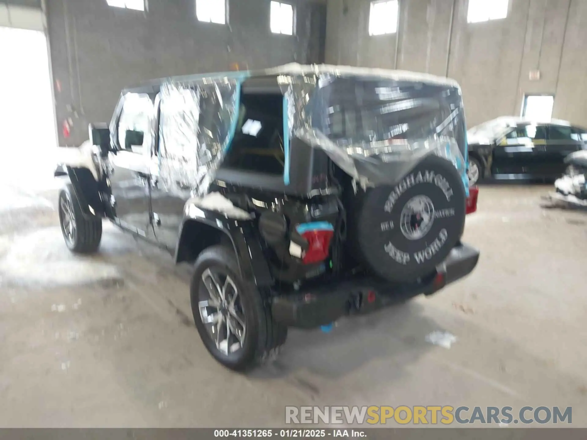 3 fotografías del automóvil dañado 1C4RJXN68RW207031 JEEP WRANGLER 4XE 2024