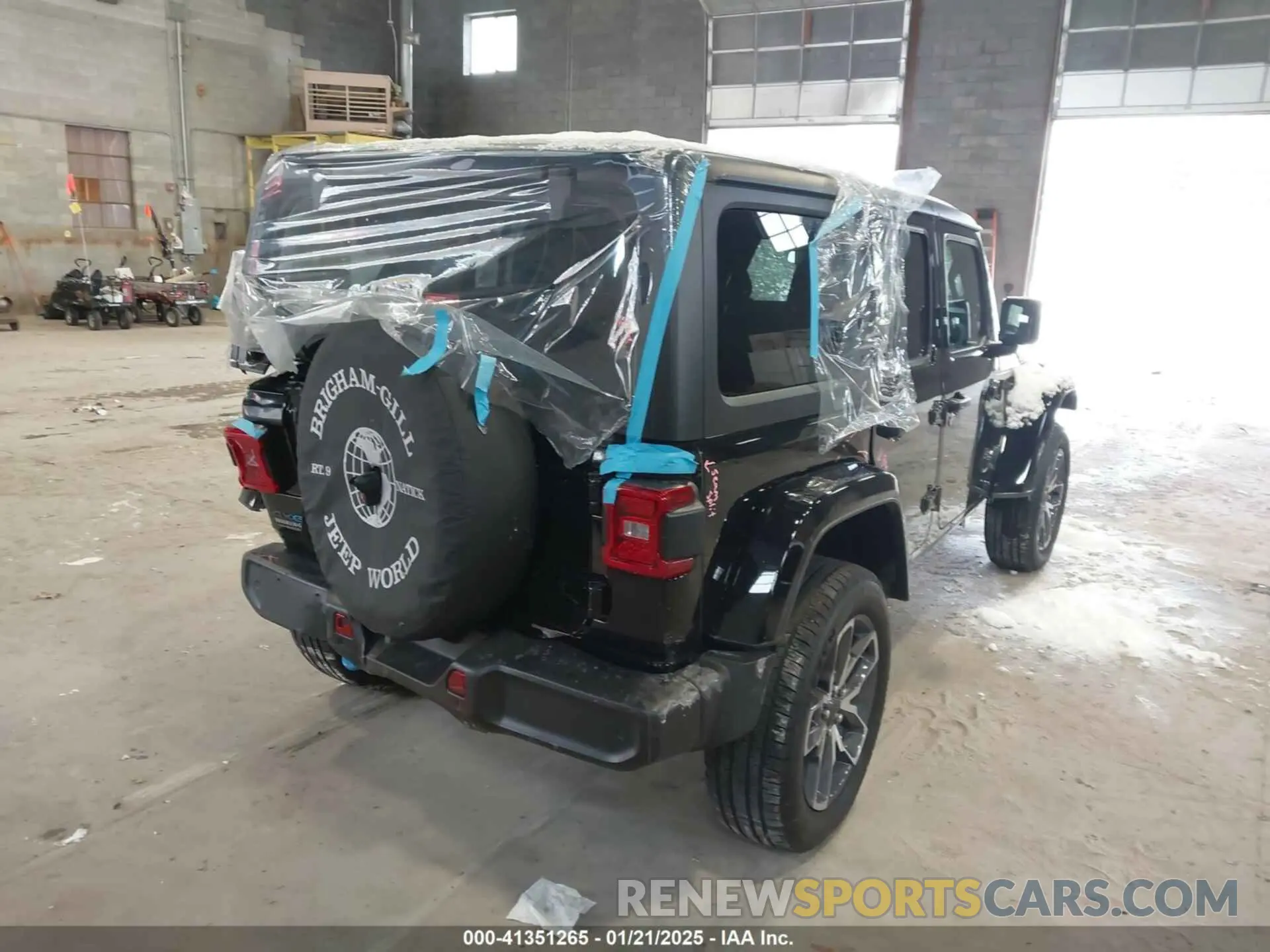 4 fotografías del automóvil dañado 1C4RJXN68RW207031 JEEP WRANGLER 4XE 2024
