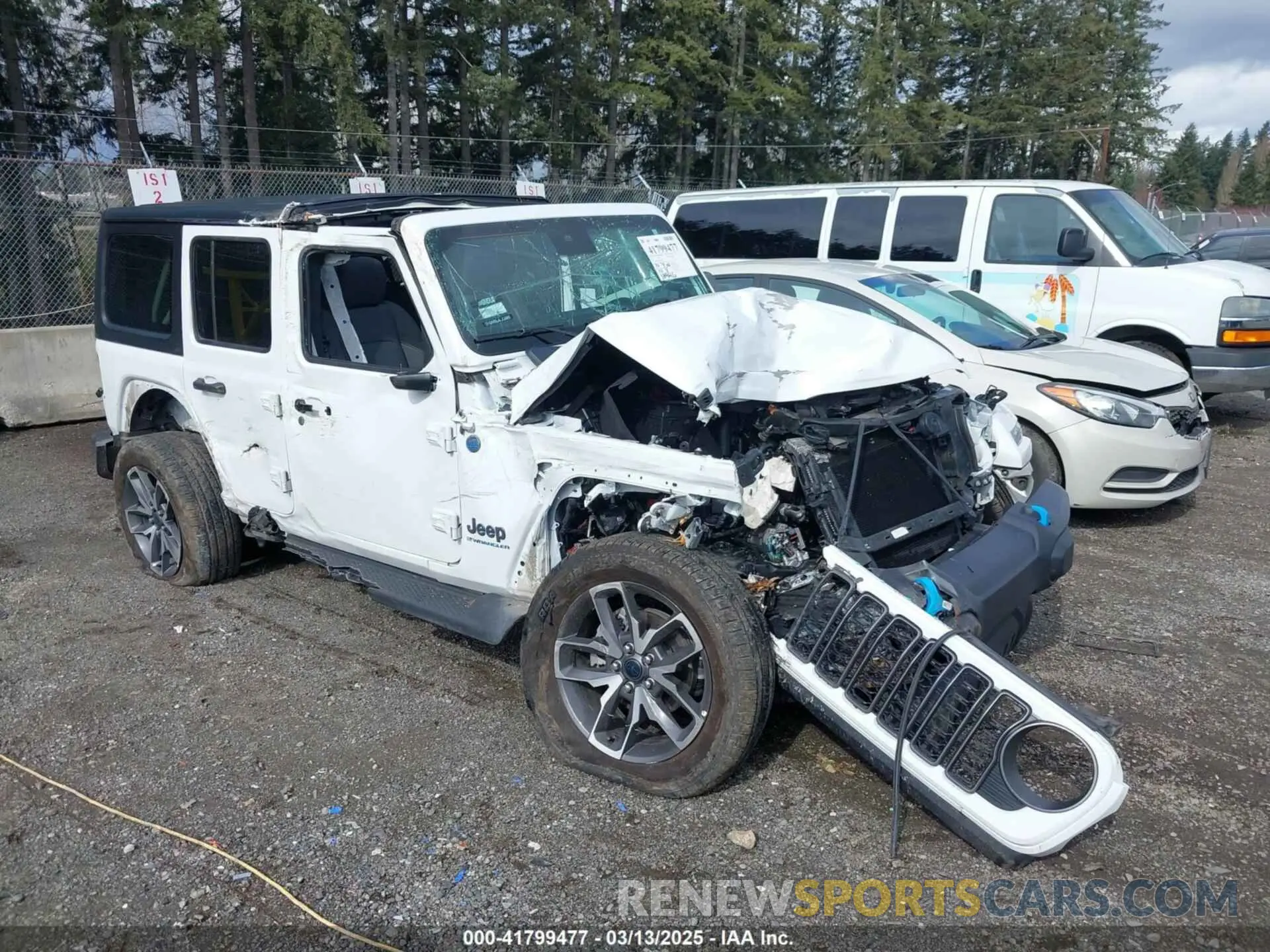 1 fotografías del automóvil dañado 1C4RJXN68RW228509 JEEP WRANGLER 4XE 2024