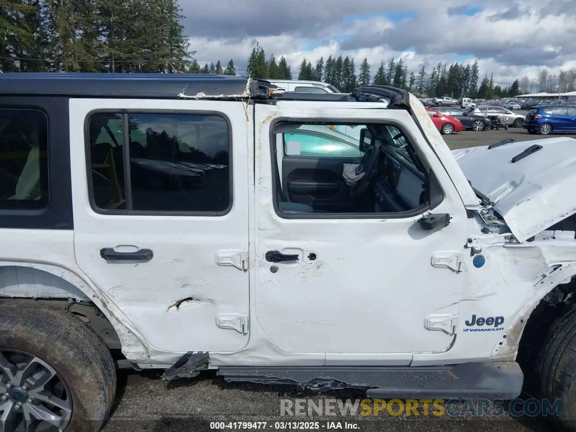 14 fotografías del automóvil dañado 1C4RJXN68RW228509 JEEP WRANGLER 4XE 2024