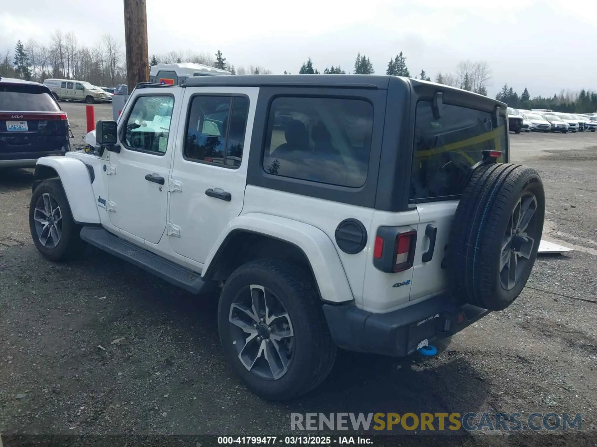 3 fotografías del automóvil dañado 1C4RJXN68RW228509 JEEP WRANGLER 4XE 2024