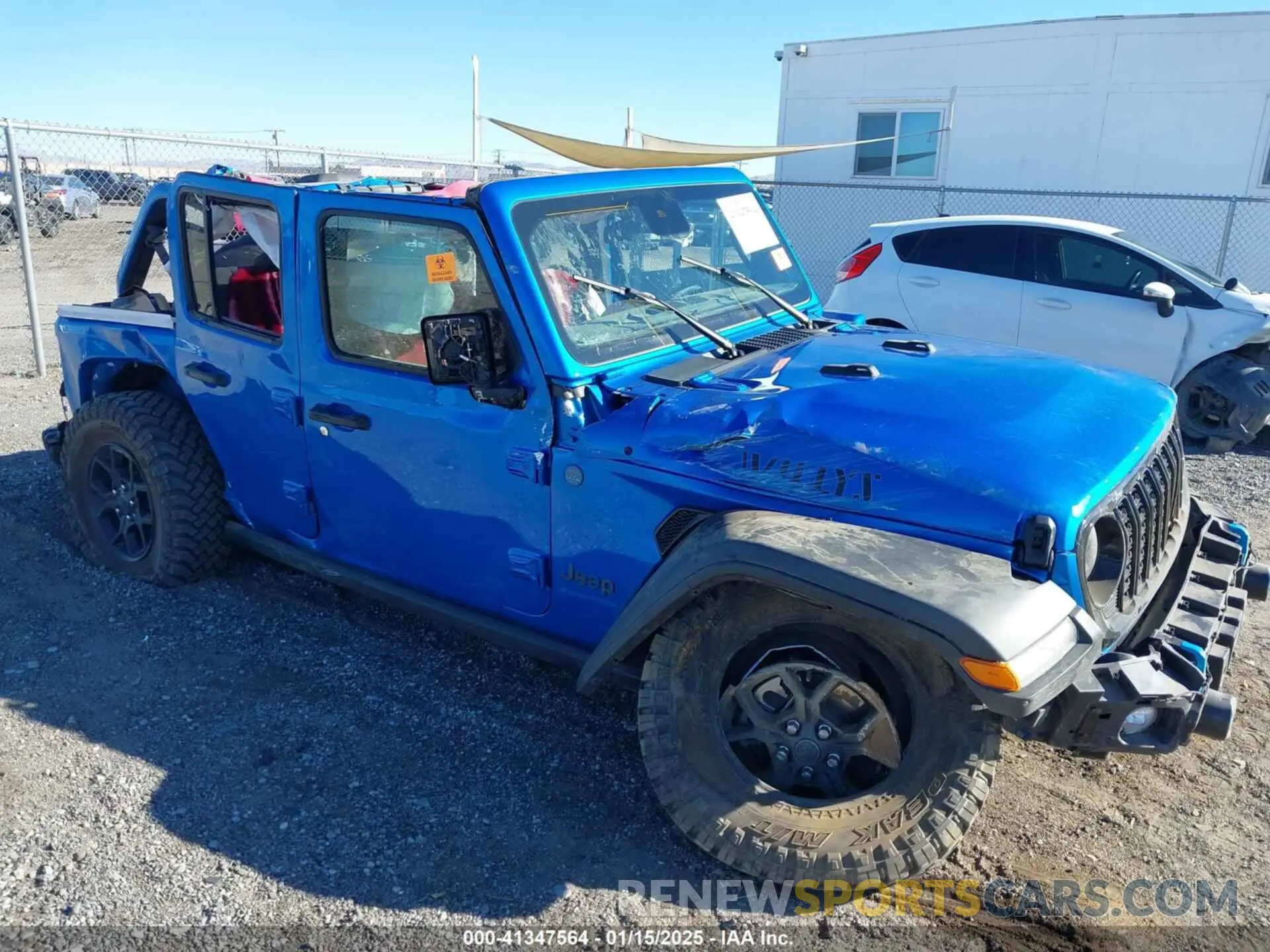 1 fotografías del automóvil dañado 1C4RJXN69RW257484 JEEP WRANGLER 4XE 2024