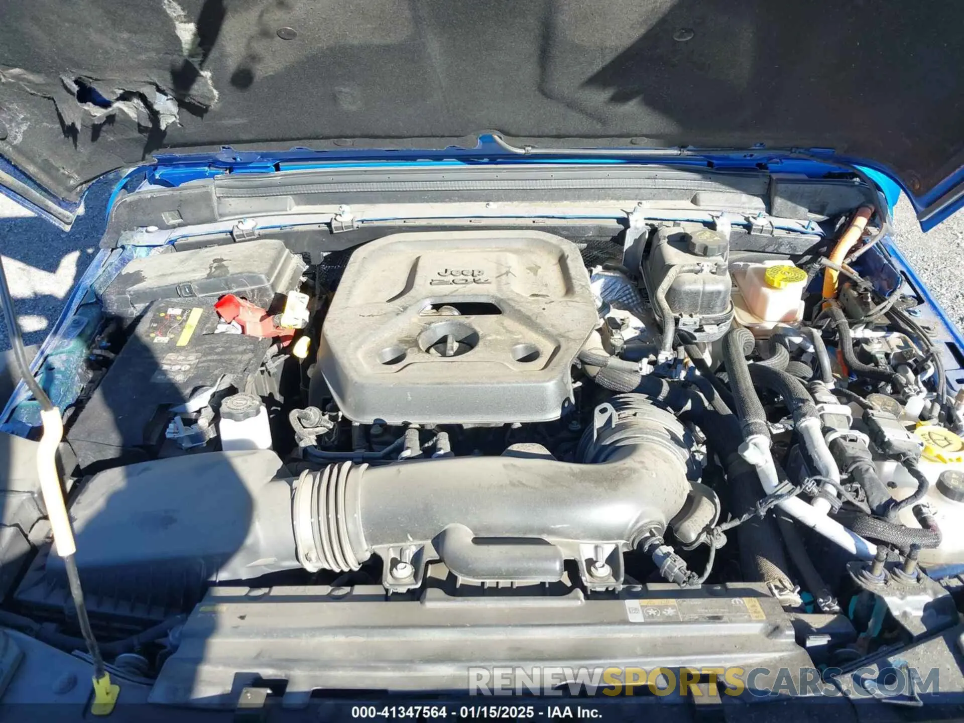 10 fotografías del automóvil dañado 1C4RJXN69RW257484 JEEP WRANGLER 4XE 2024
