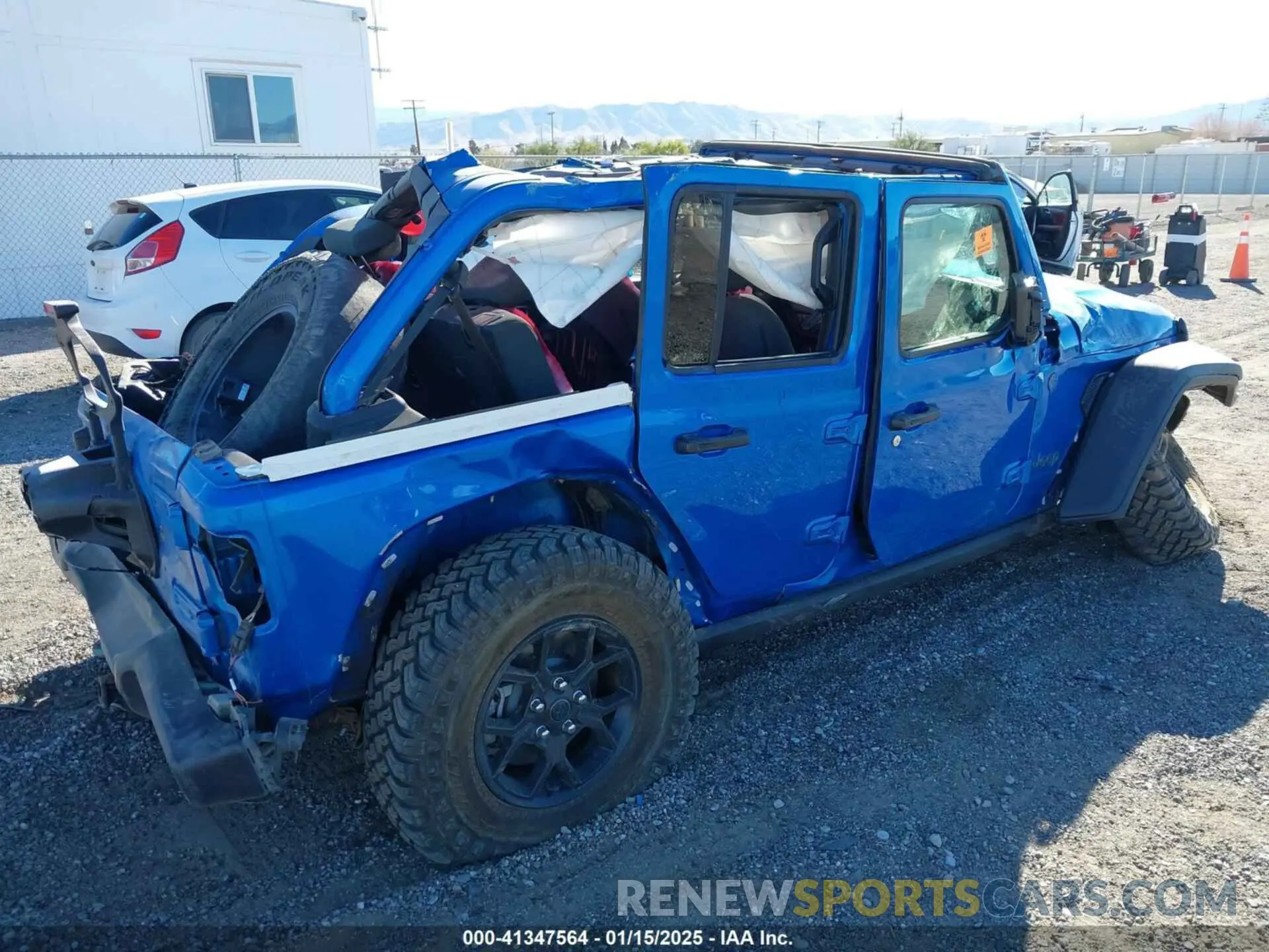 4 fotografías del automóvil dañado 1C4RJXN69RW257484 JEEP WRANGLER 4XE 2024