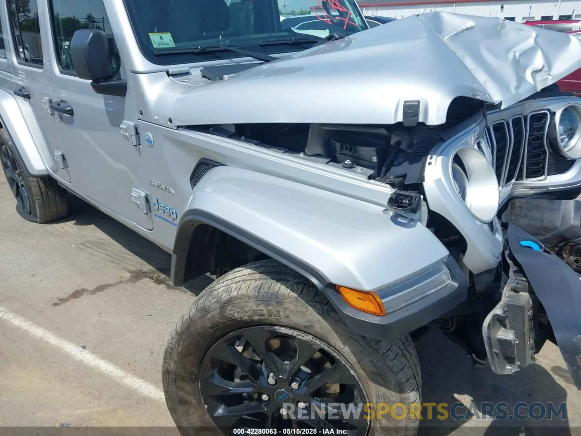 17 fotografías del automóvil dañado 1C4RJXP60RW292136 JEEP WRANGLER 4XE 2024