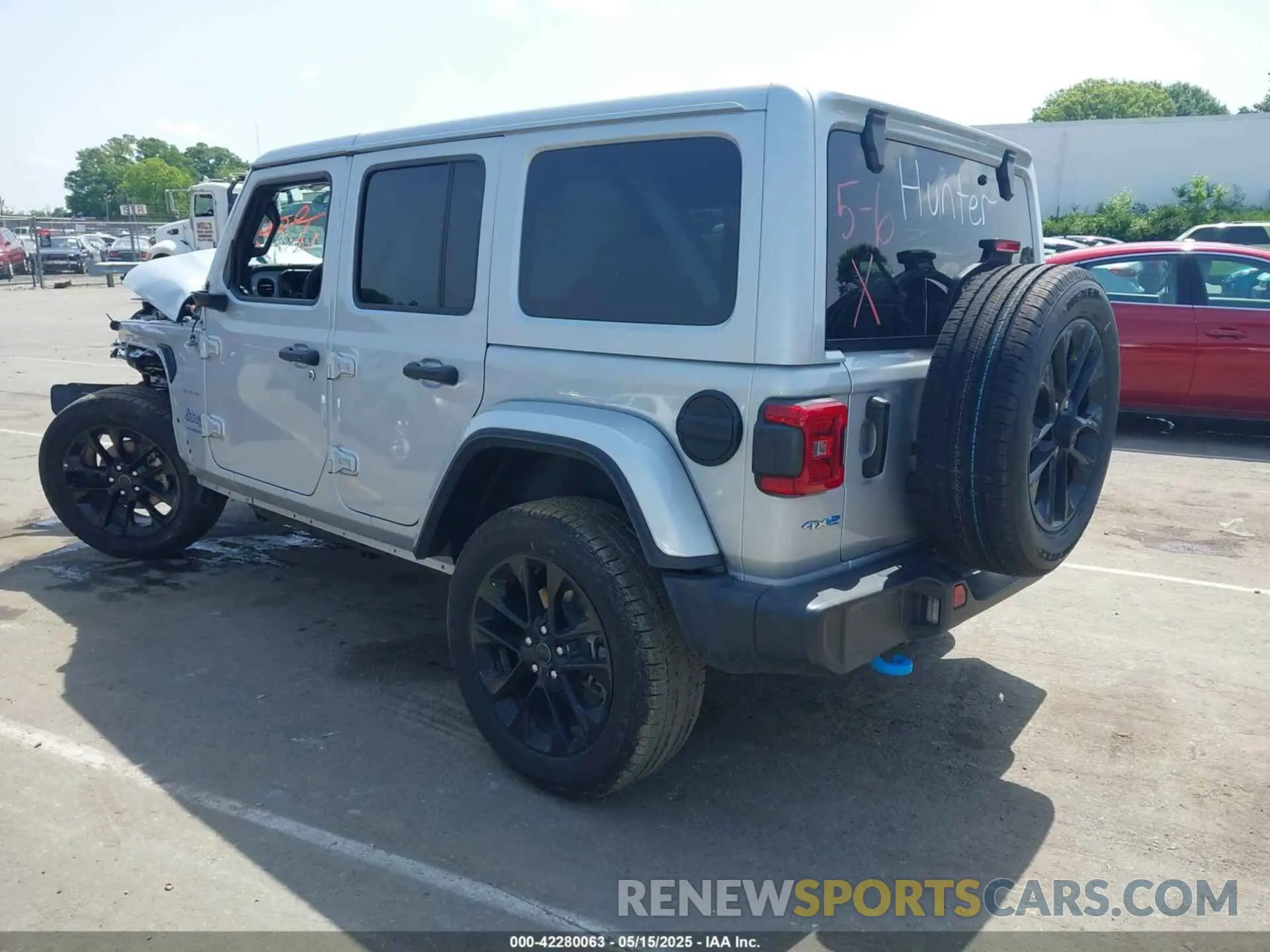 3 fotografías del automóvil dañado 1C4RJXP60RW292136 JEEP WRANGLER 4XE 2024