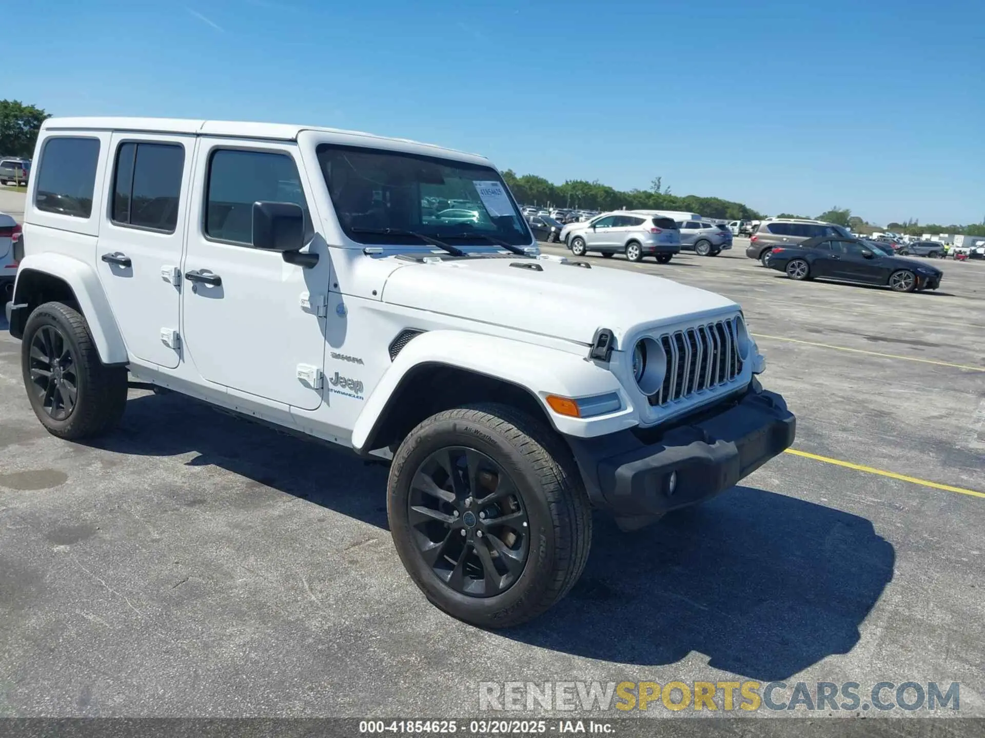1 fotografías del automóvil dañado 1C4RJXP66RW225900 JEEP WRANGLER 4XE 2024