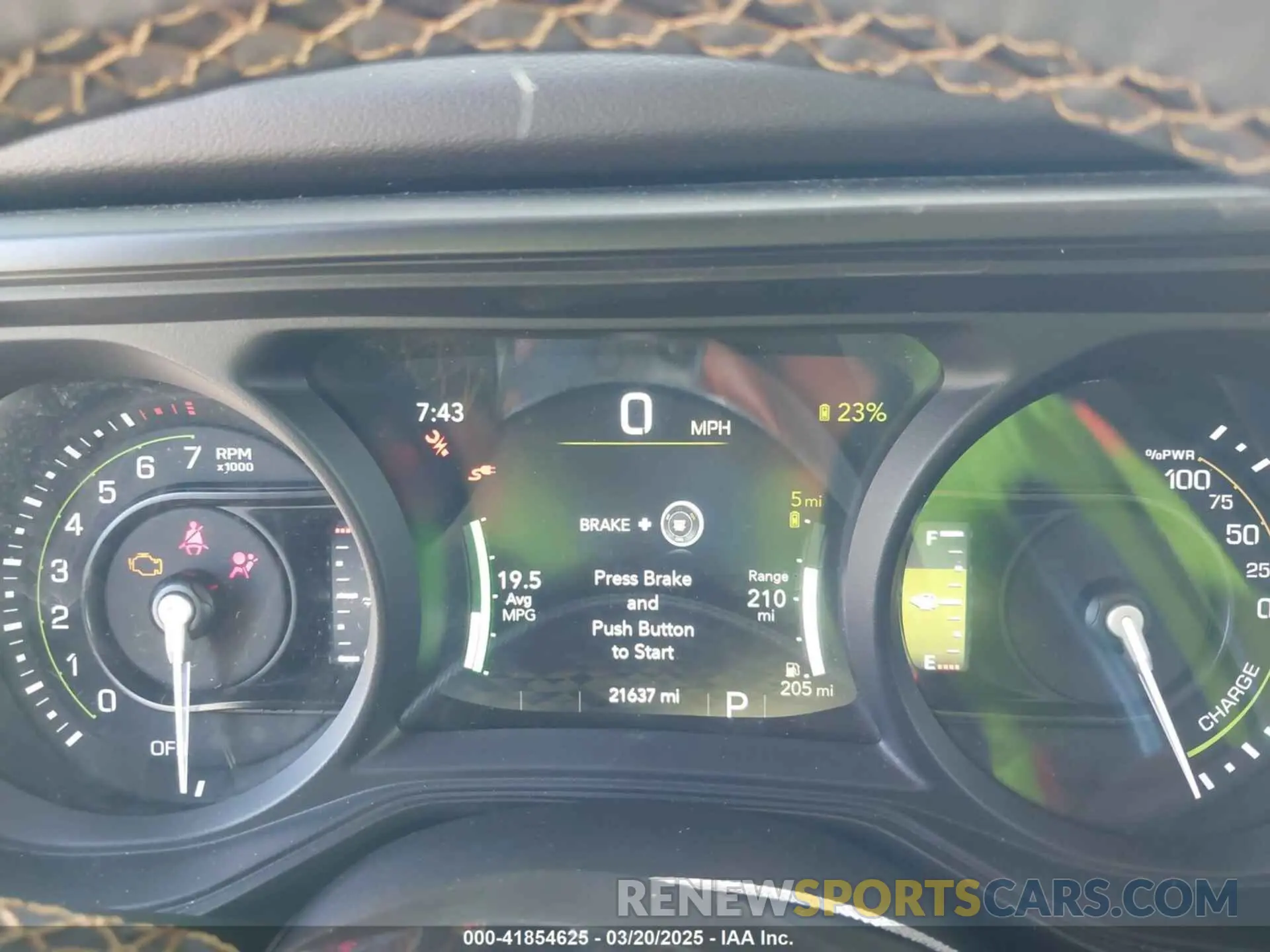 7 fotografías del automóvil dañado 1C4RJXP66RW225900 JEEP WRANGLER 4XE 2024