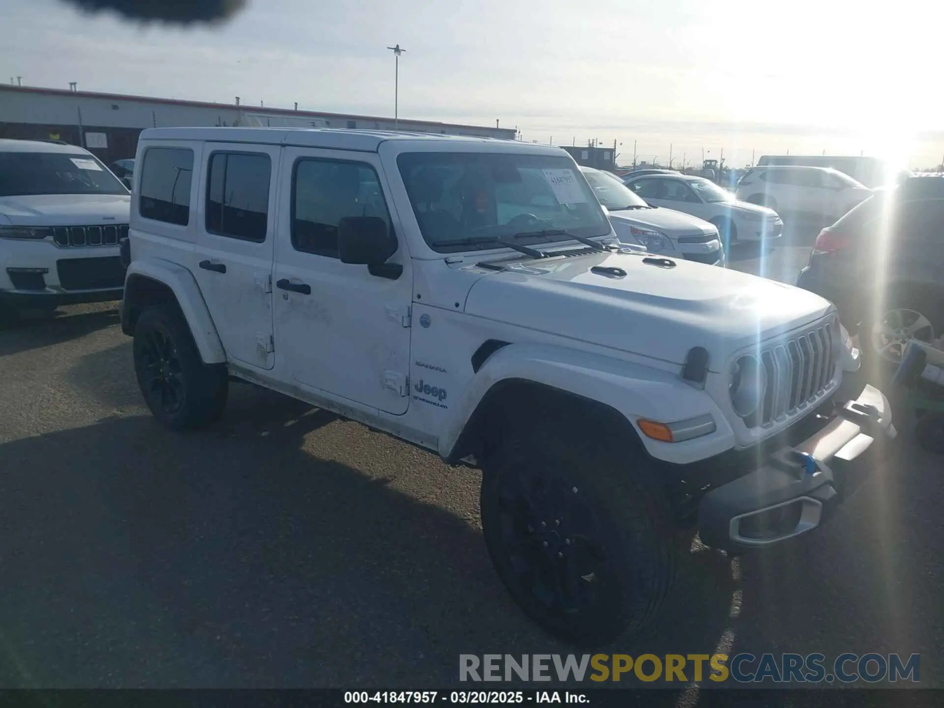 1 fotografías del automóvil dañado 1C4RJXP66RW271033 JEEP WRANGLER 4XE 2024
