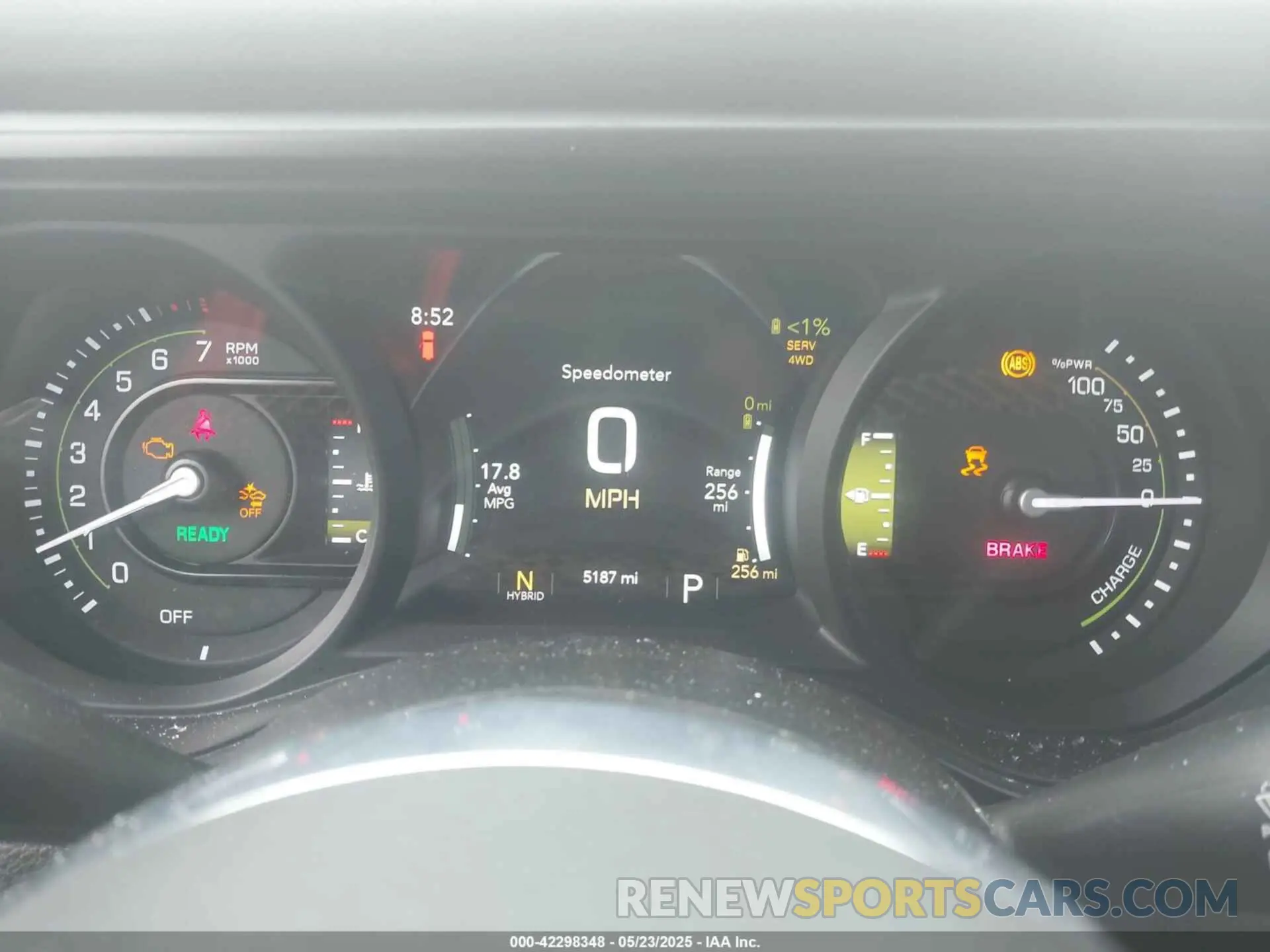 7 fotografías del automóvil dañado 1C4RJXP69RW255697 JEEP WRANGLER 4XE 2024