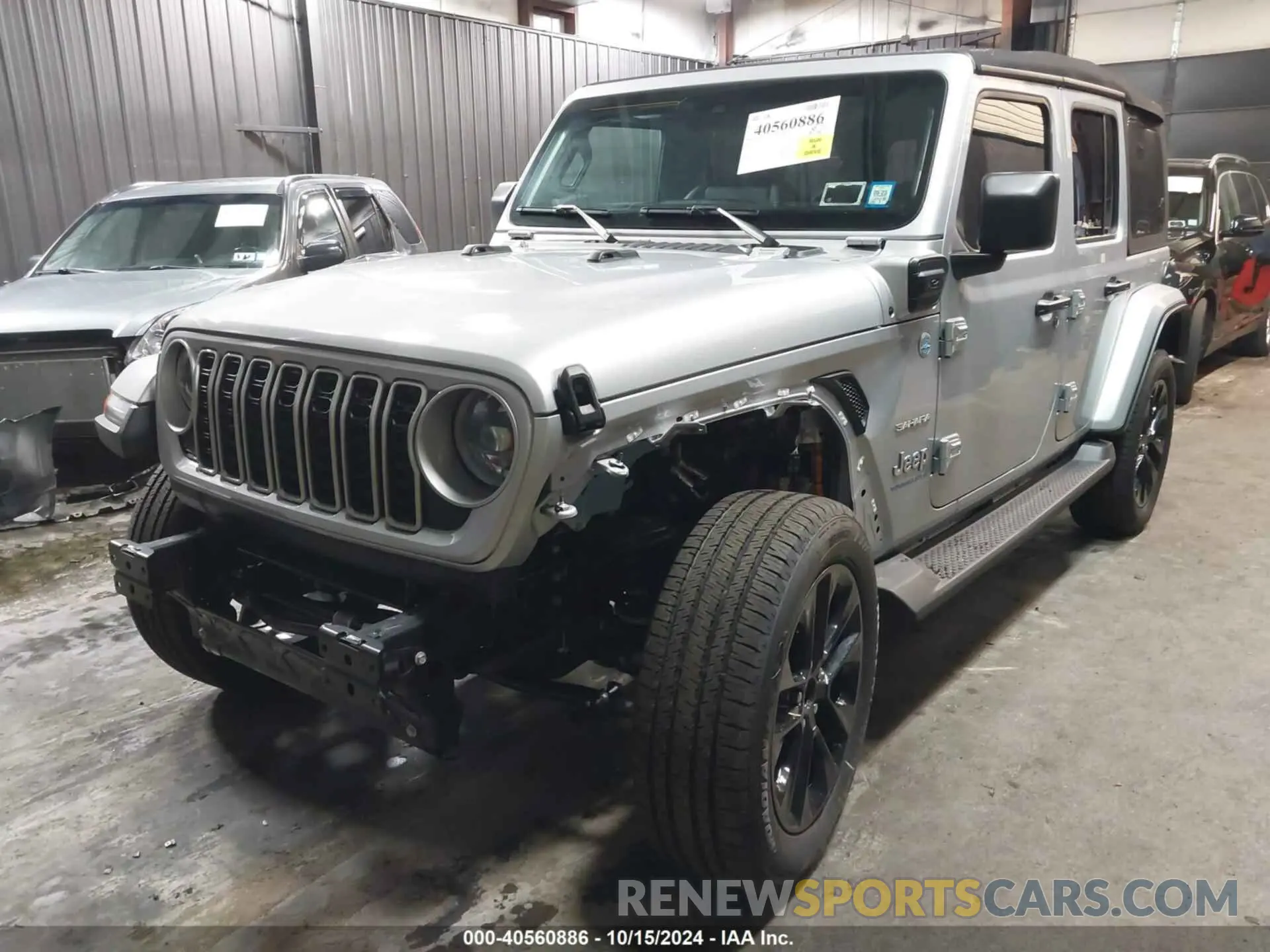 2 fotografías del automóvil dañado 1C4RJXP69RW322329 JEEP WRANGLER 4XE 2024