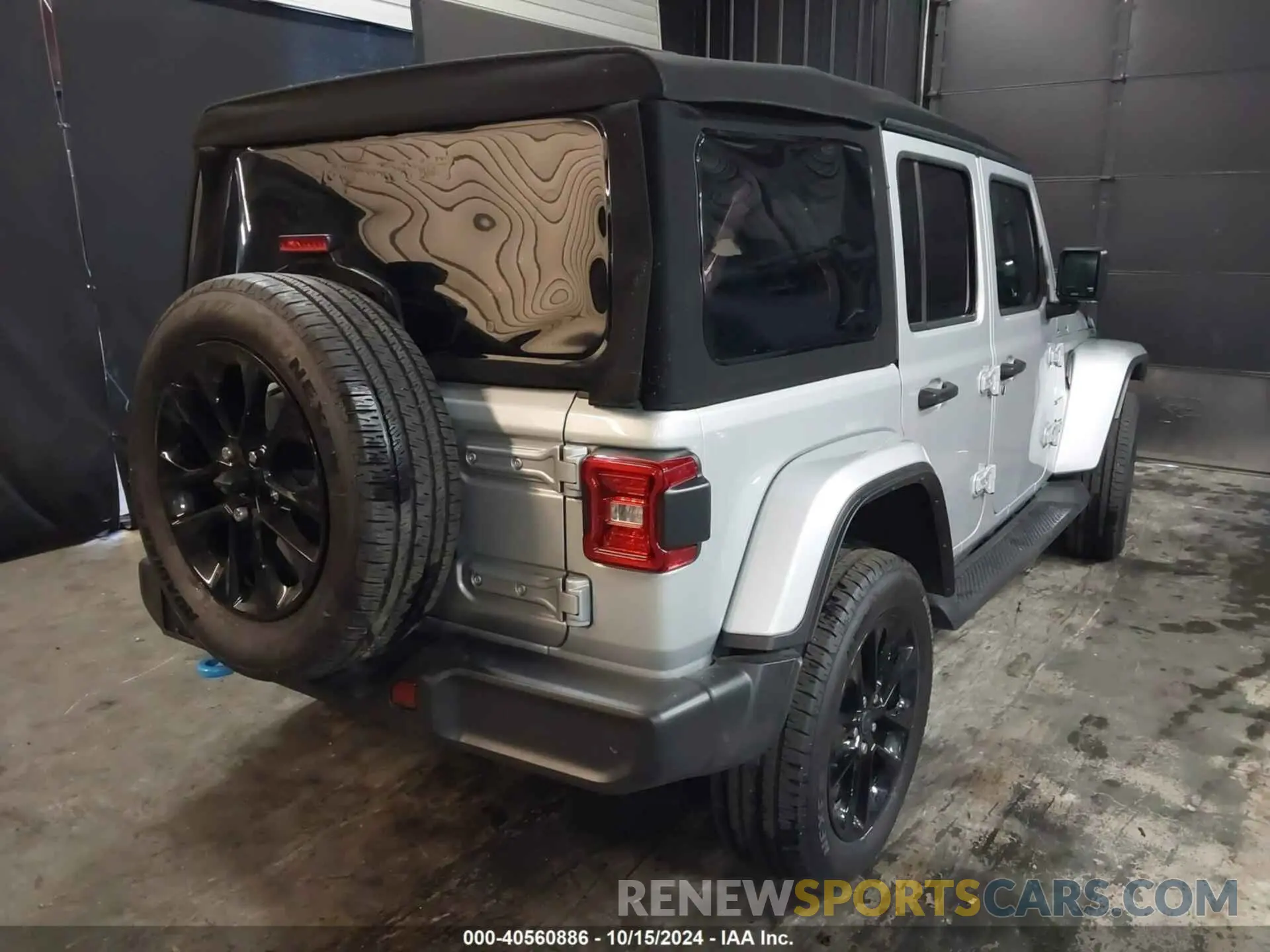 4 fotografías del automóvil dañado 1C4RJXP69RW322329 JEEP WRANGLER 4XE 2024