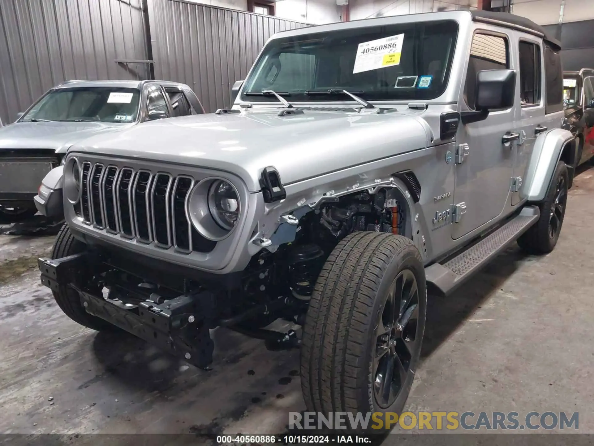 6 fotografías del automóvil dañado 1C4RJXP69RW322329 JEEP WRANGLER 4XE 2024