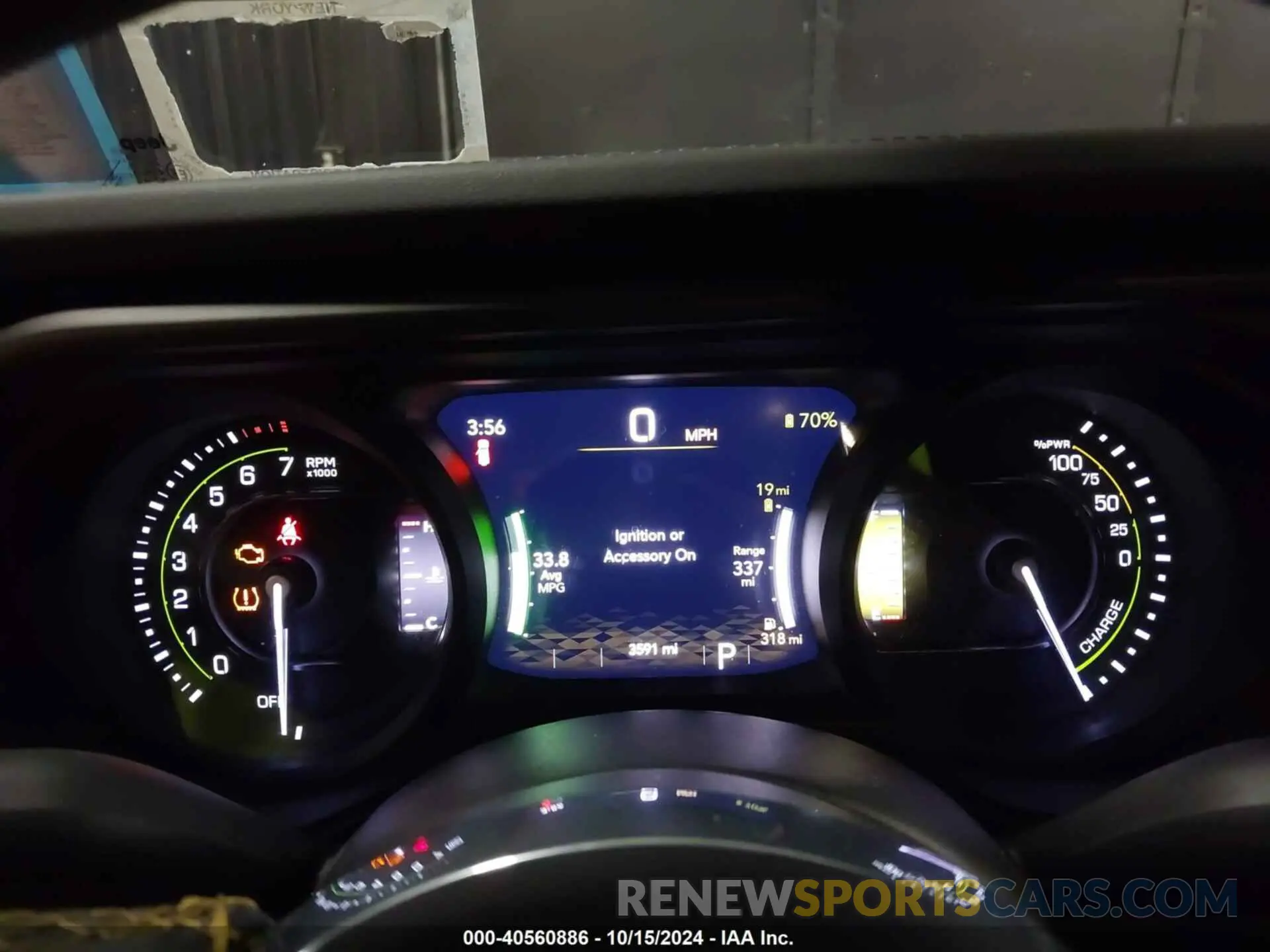 7 fotografías del automóvil dañado 1C4RJXP69RW322329 JEEP WRANGLER 4XE 2024