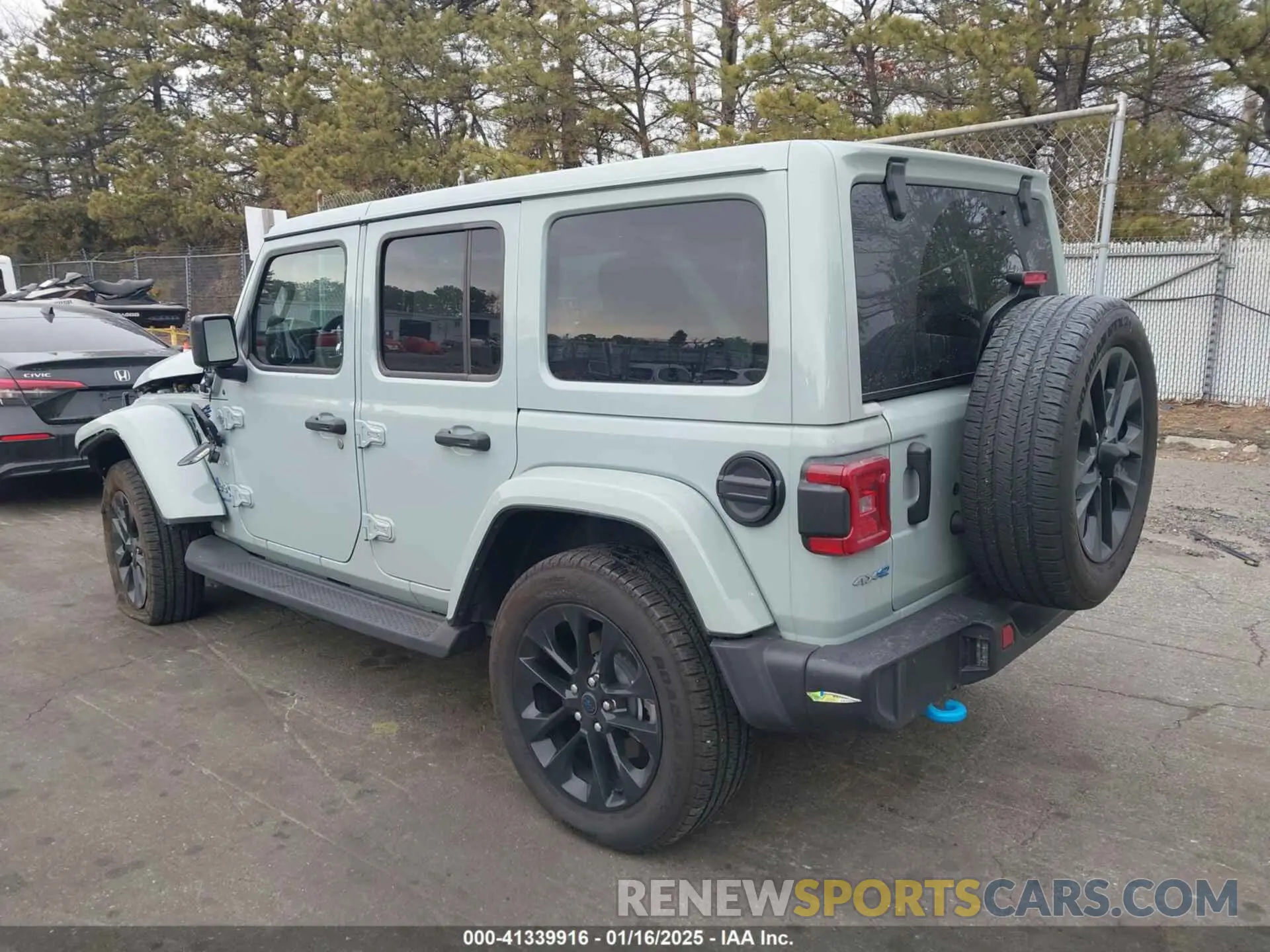 3 fotografías del automóvil dañado 1C4RJXP6XRW254719 JEEP WRANGLER 4XE 2024