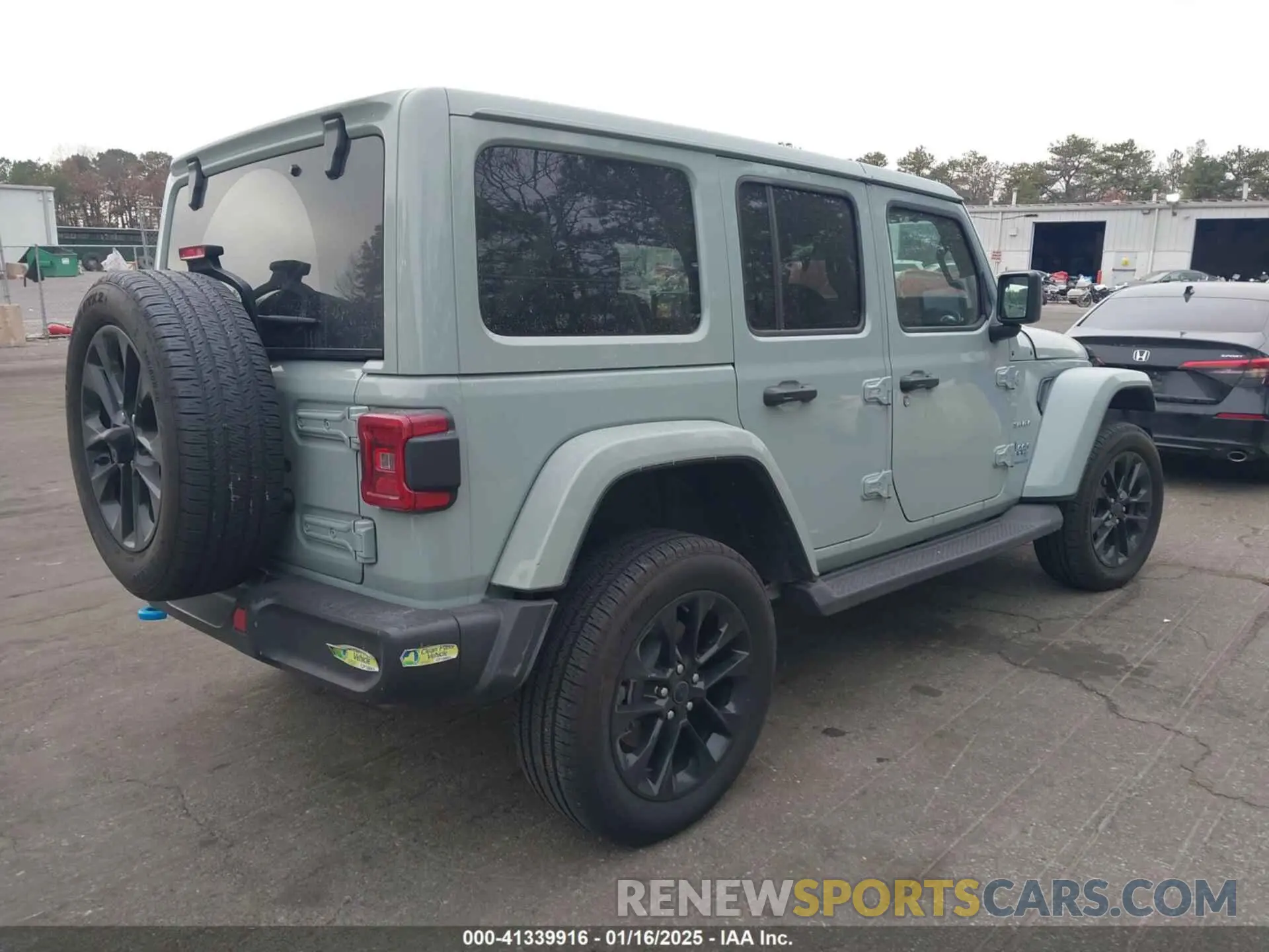 4 fotografías del automóvil dañado 1C4RJXP6XRW254719 JEEP WRANGLER 4XE 2024