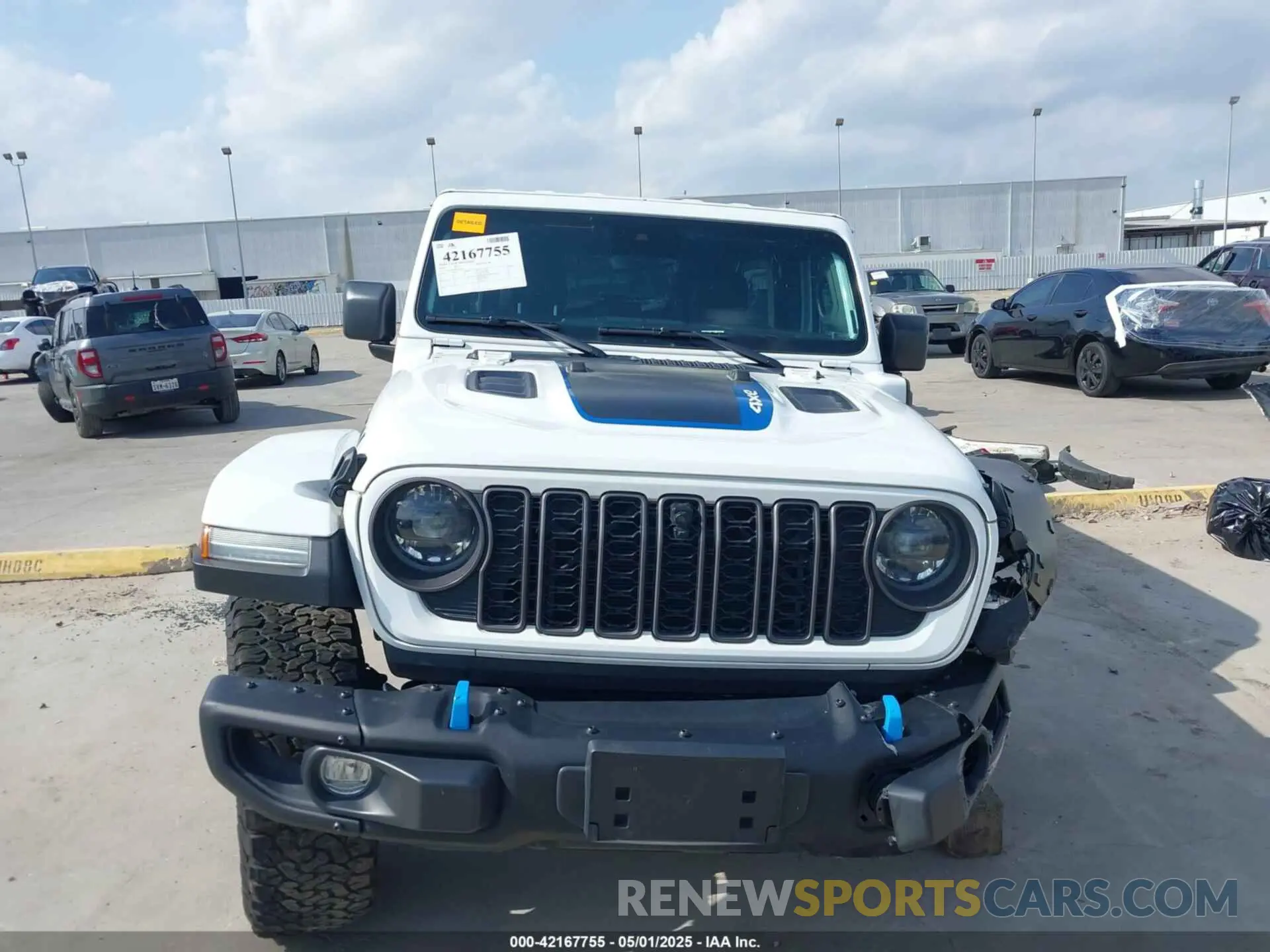 13 fotografías del automóvil dañado 1C4RJXR62RW211456 JEEP WRANGLER 4XE 2024