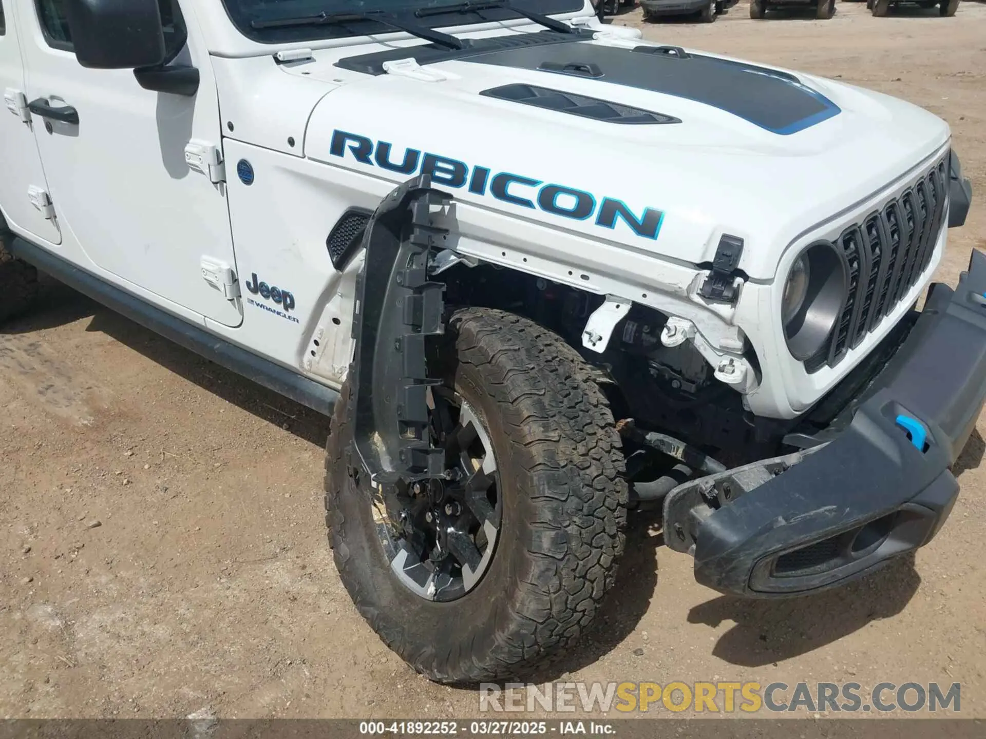 6 fotografías del automóvil dañado 1C4RJXR65RW240899 JEEP WRANGLER 4XE 2024