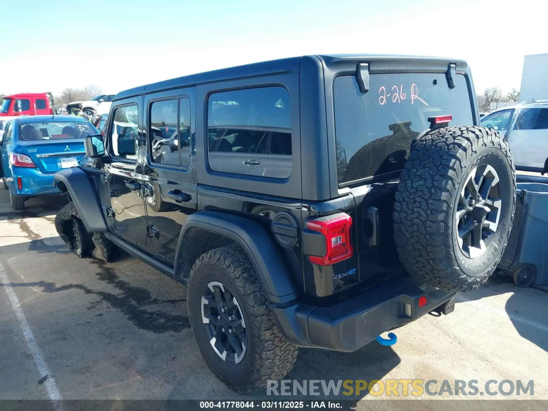 3 fotografías del automóvil dañado 1C4RJXR65RW241101 JEEP WRANGLER 4XE 2024