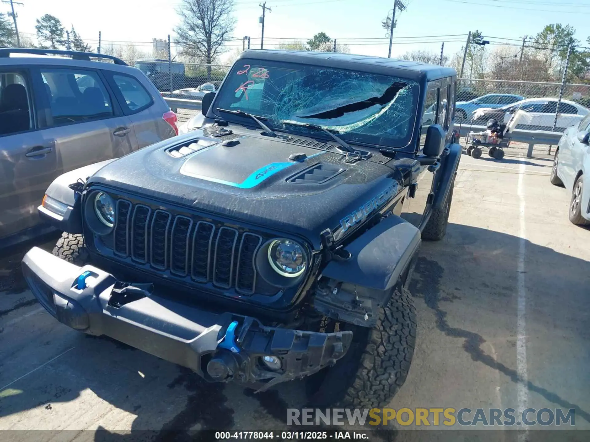 6 fotografías del automóvil dañado 1C4RJXR65RW241101 JEEP WRANGLER 4XE 2024