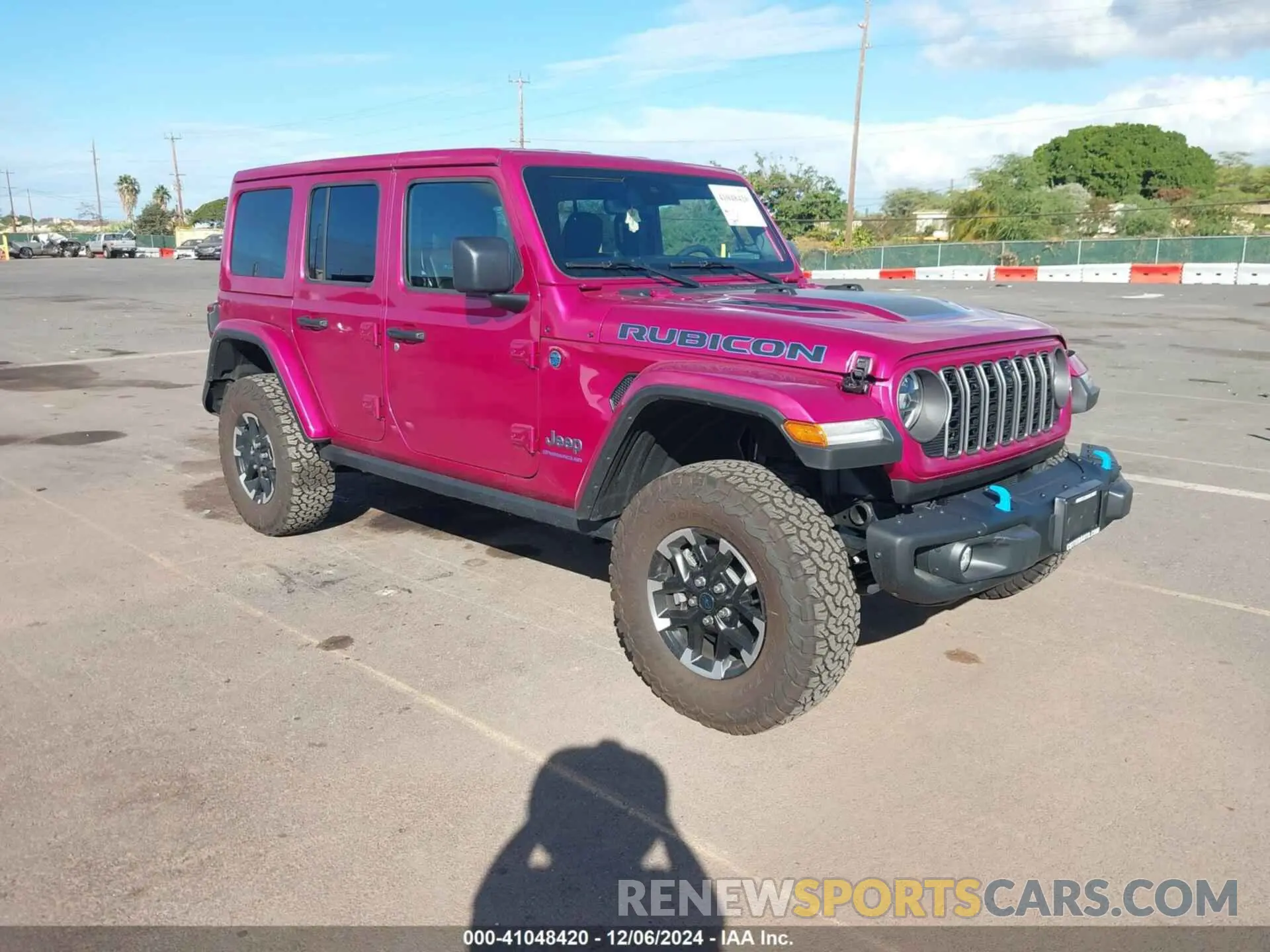 1 fotografías del automóvil dañado 1C4RJXR65RW325418 JEEP WRANGLER 4XE 2024