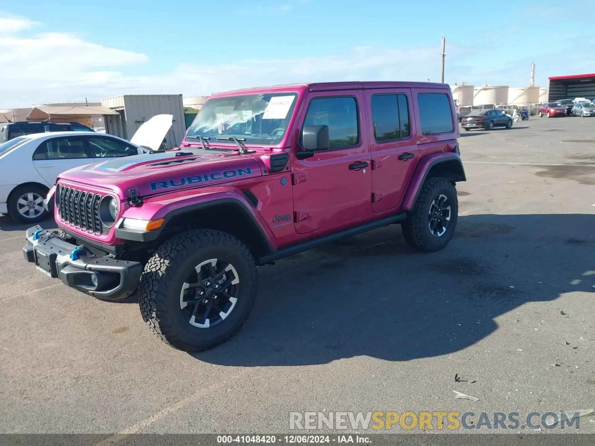 2 fotografías del automóvil dañado 1C4RJXR65RW325418 JEEP WRANGLER 4XE 2024