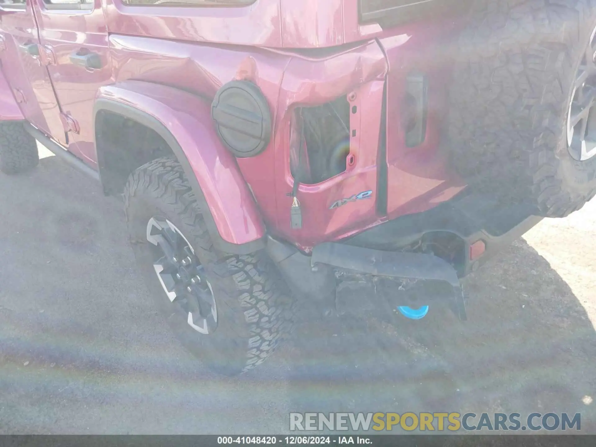 6 fotografías del automóvil dañado 1C4RJXR65RW325418 JEEP WRANGLER 4XE 2024